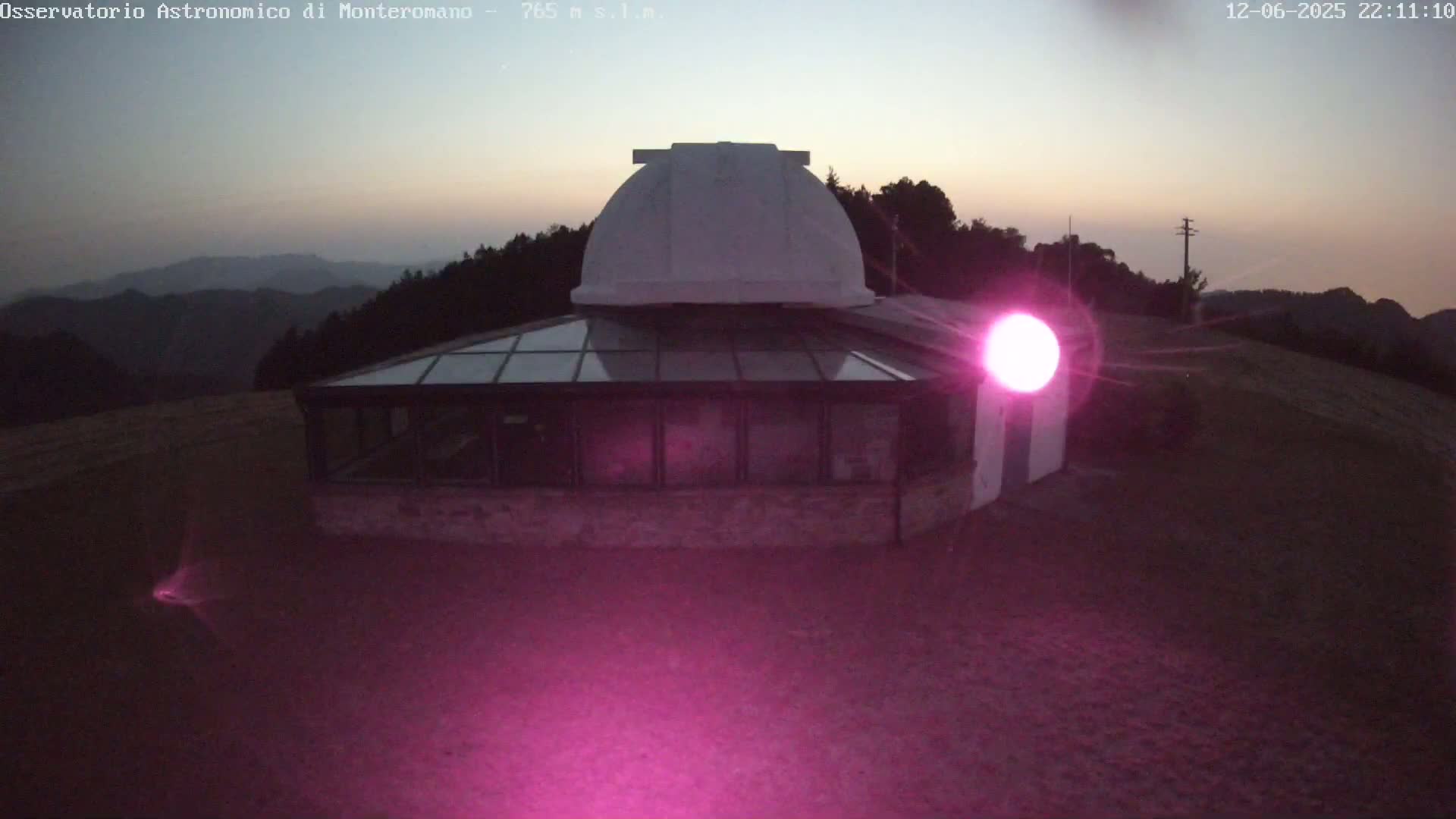 Brisighella, Mount Romano Astronomical Observatory Live Cam - Ravenna, Italy