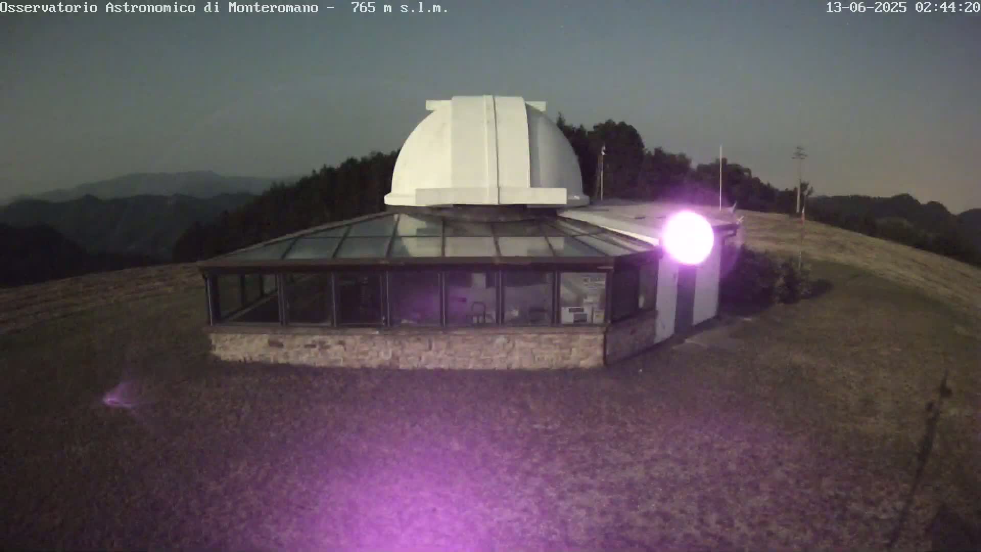 Brisighella, Mount Romano Astronomical Observatory Live Cam - Ravenna, Italy