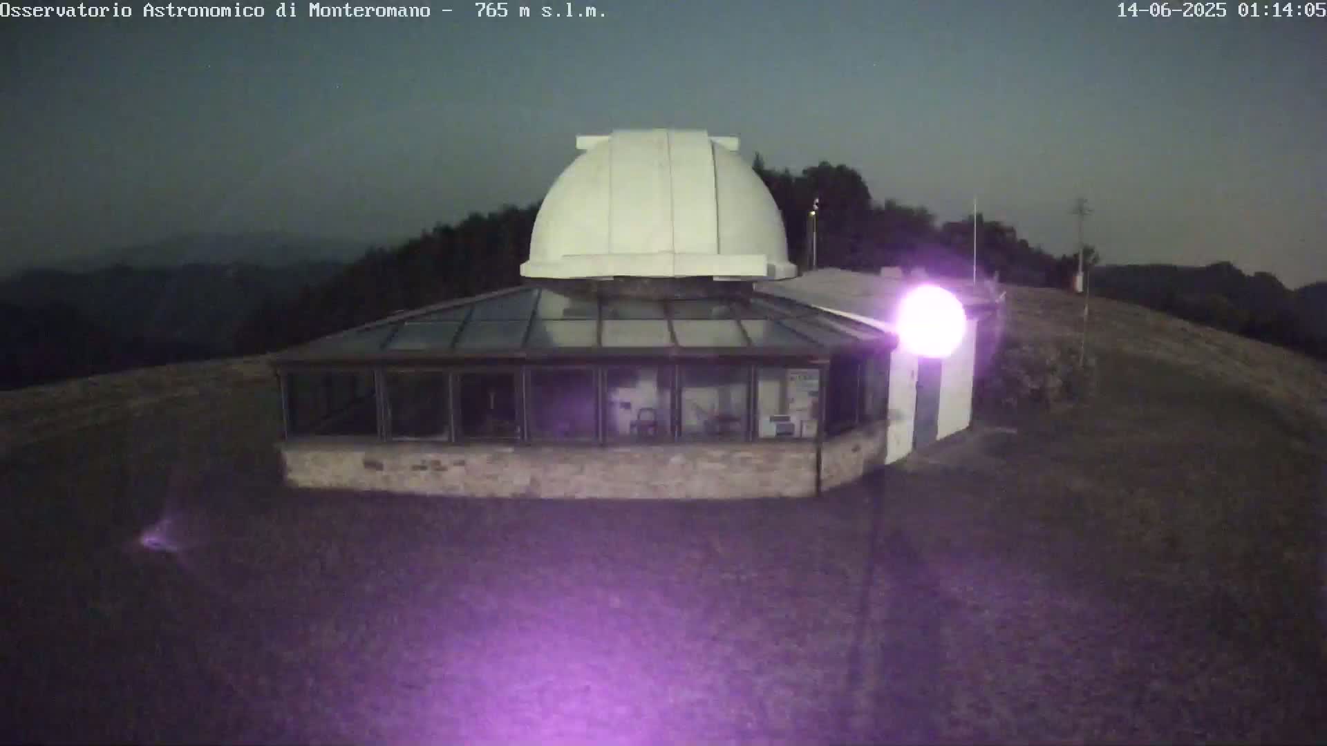 Brisighella, Mount Romano Astronomical Observatory Live Cam - Ravenna, Italy