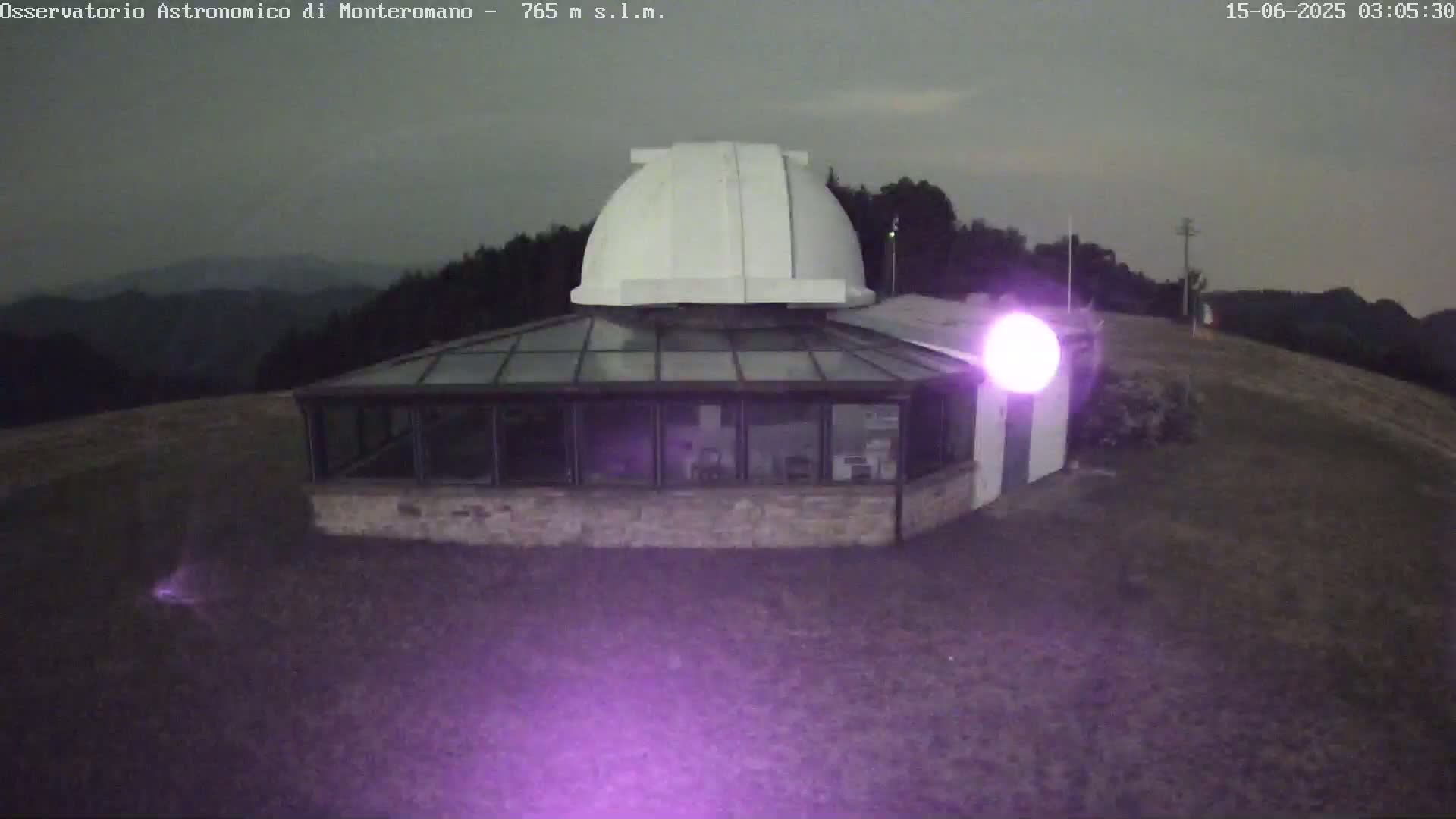 Brisighella, Mount Romano Astronomical Observatory Live Cam - Ravenna, Italy