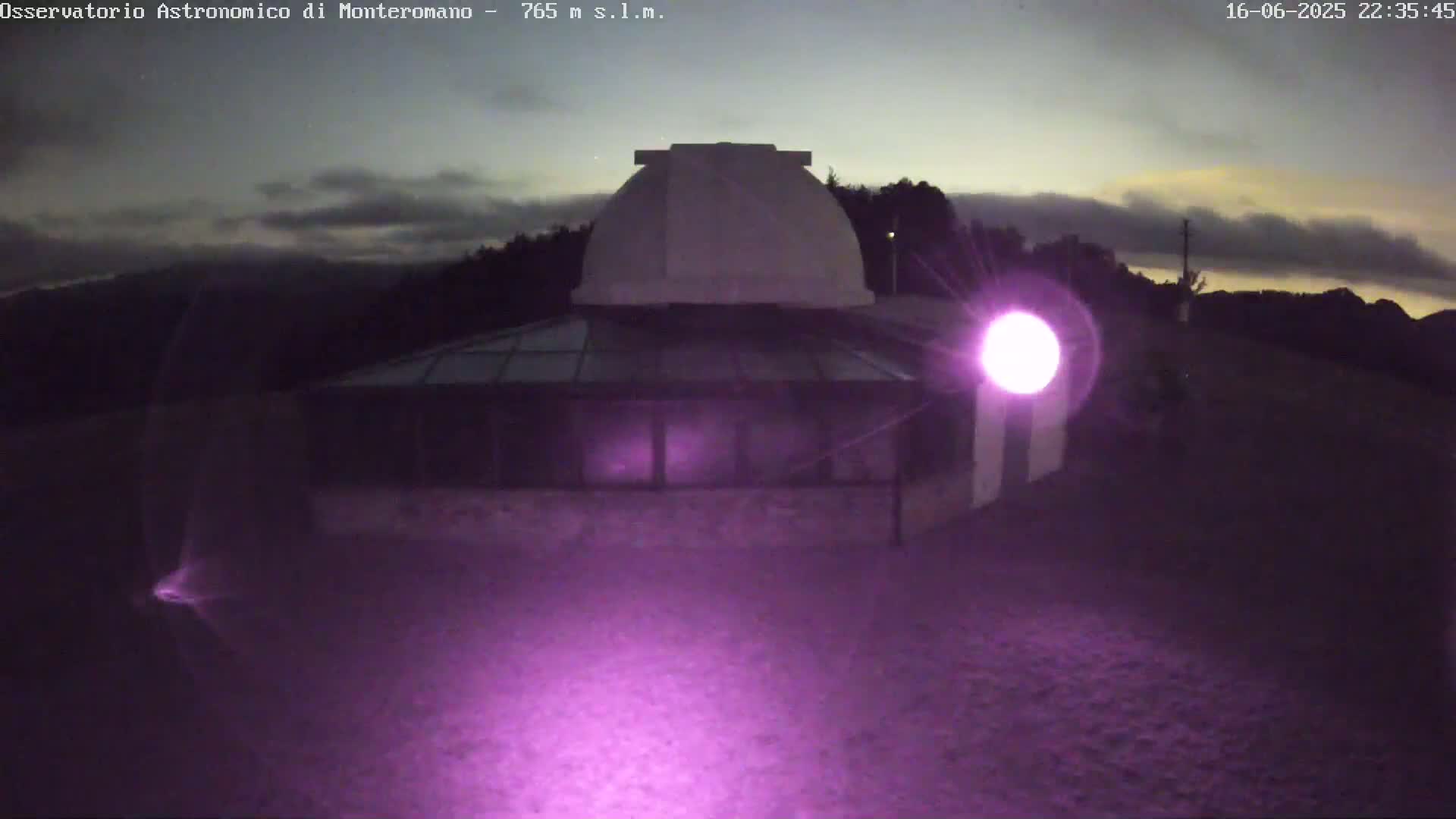 Brisighella, Mount Romano Astronomical Observatory Live Cam - Ravenna, Italy