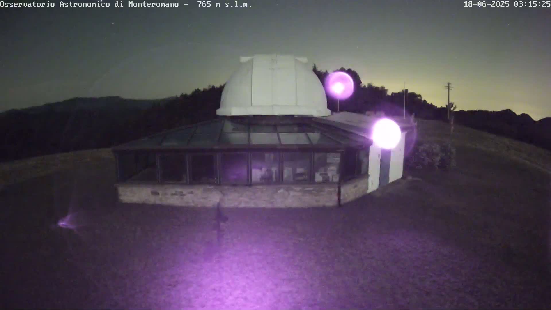 Brisighella, Mount Romano Astronomical Observatory Live Cam - Ravenna, Italy