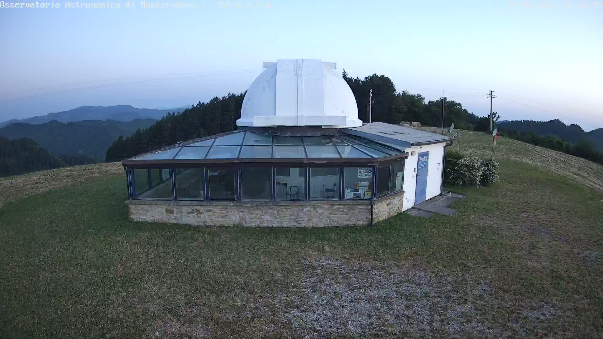 Brisighella, Mount Romano Astronomical Observatory Live Cam - Ravenna, Italy