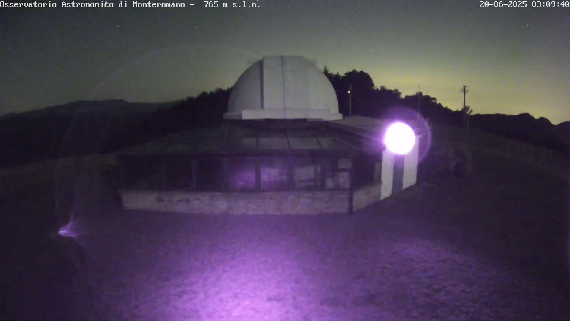 Brisighella, Mount Romano Astronomical Observatory Live Cam - Ravenna, Italy