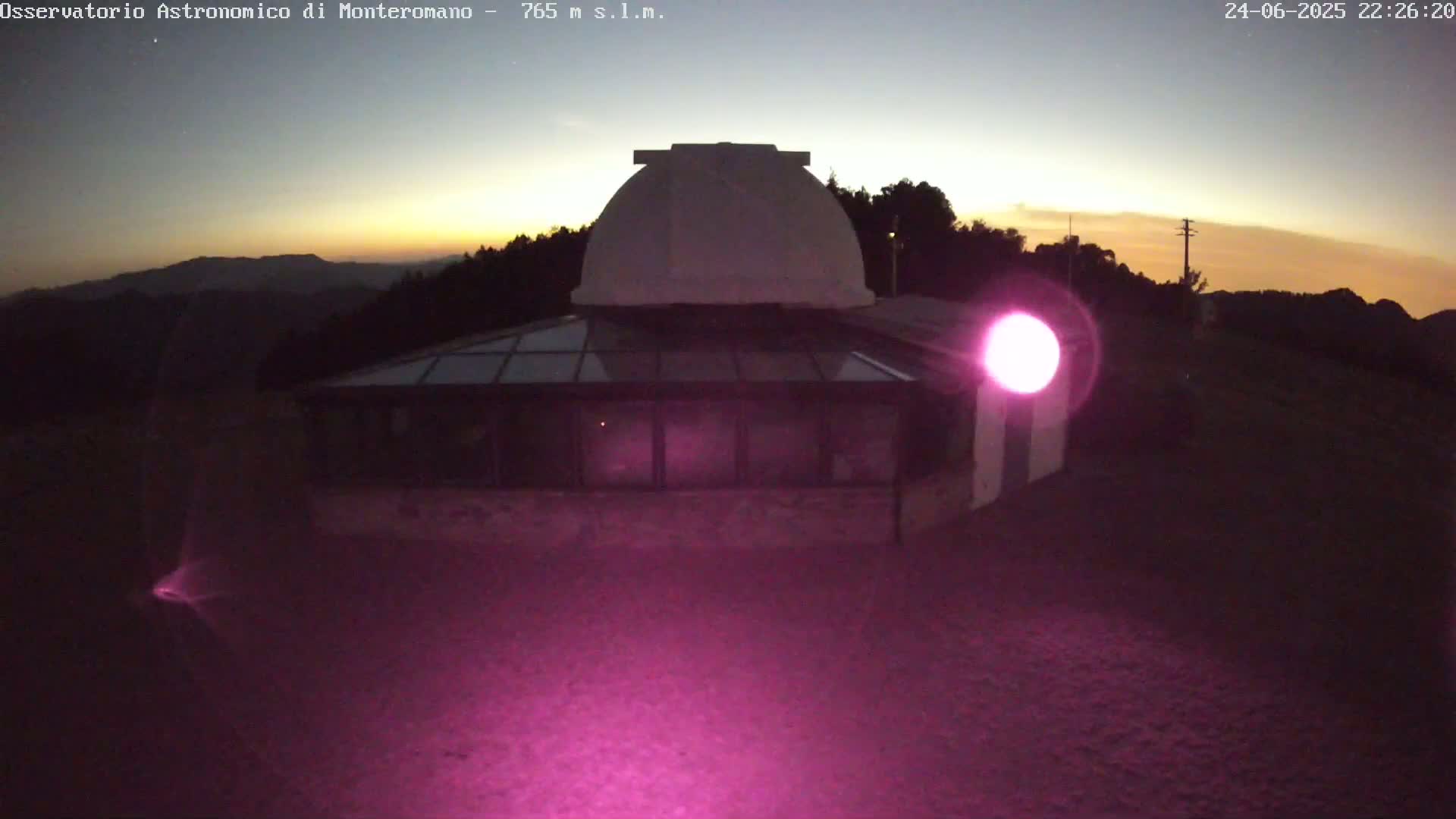 Brisighella, Mount Romano Astronomical Observatory Live Cam - Ravenna, Italy