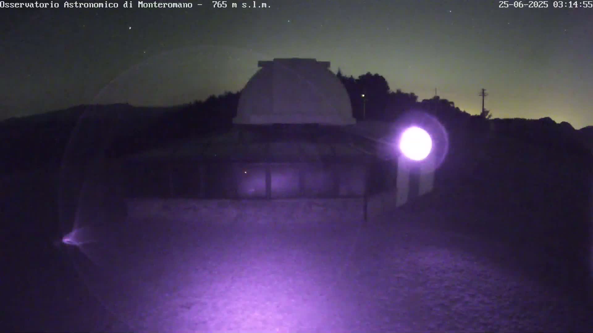 Brisighella, Mount Romano Astronomical Observatory Live Cam - Ravenna, Italy