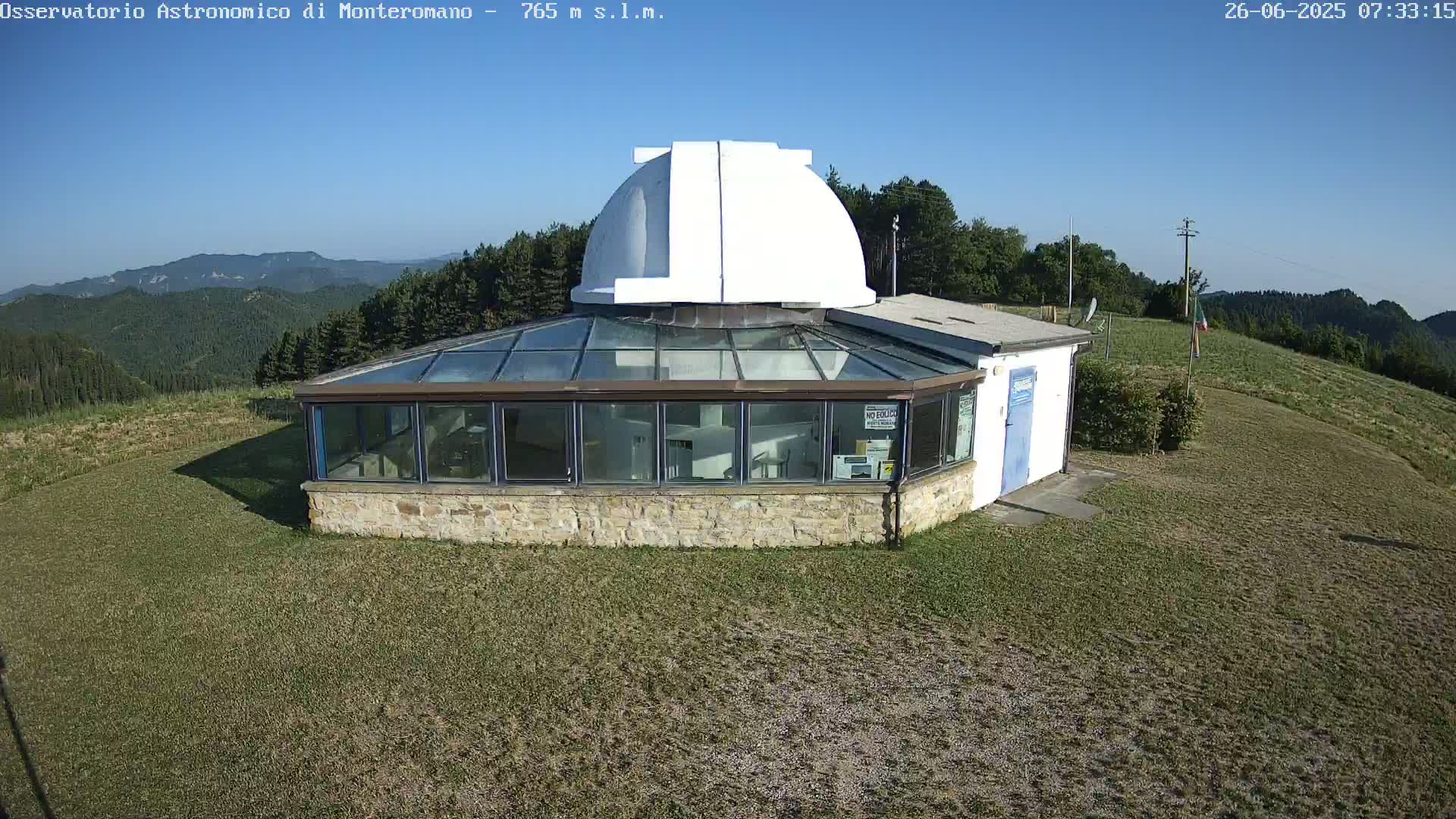 Brisighella, Mount Romano Astronomical Observatory Live Cam - Ravenna, Italy