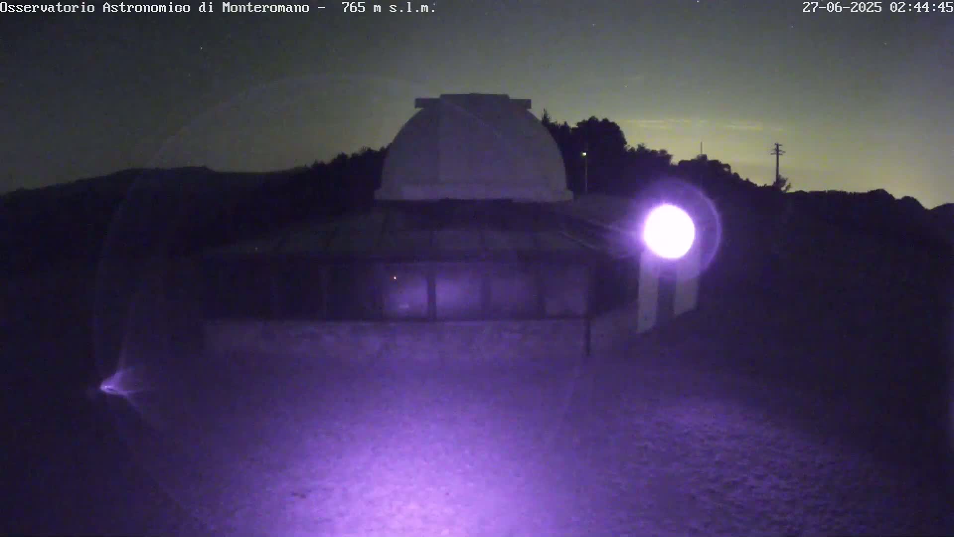 Brisighella, Mount Romano Astronomical Observatory Live Cam - Ravenna, Italy