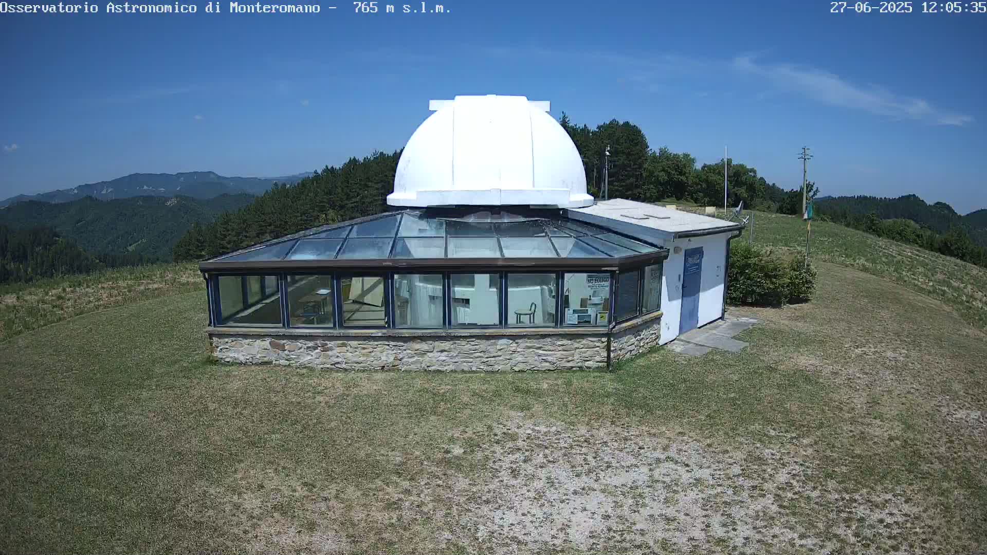 Brisighella, Mount Romano Astronomical Observatory Live Cam - Ravenna, Italy