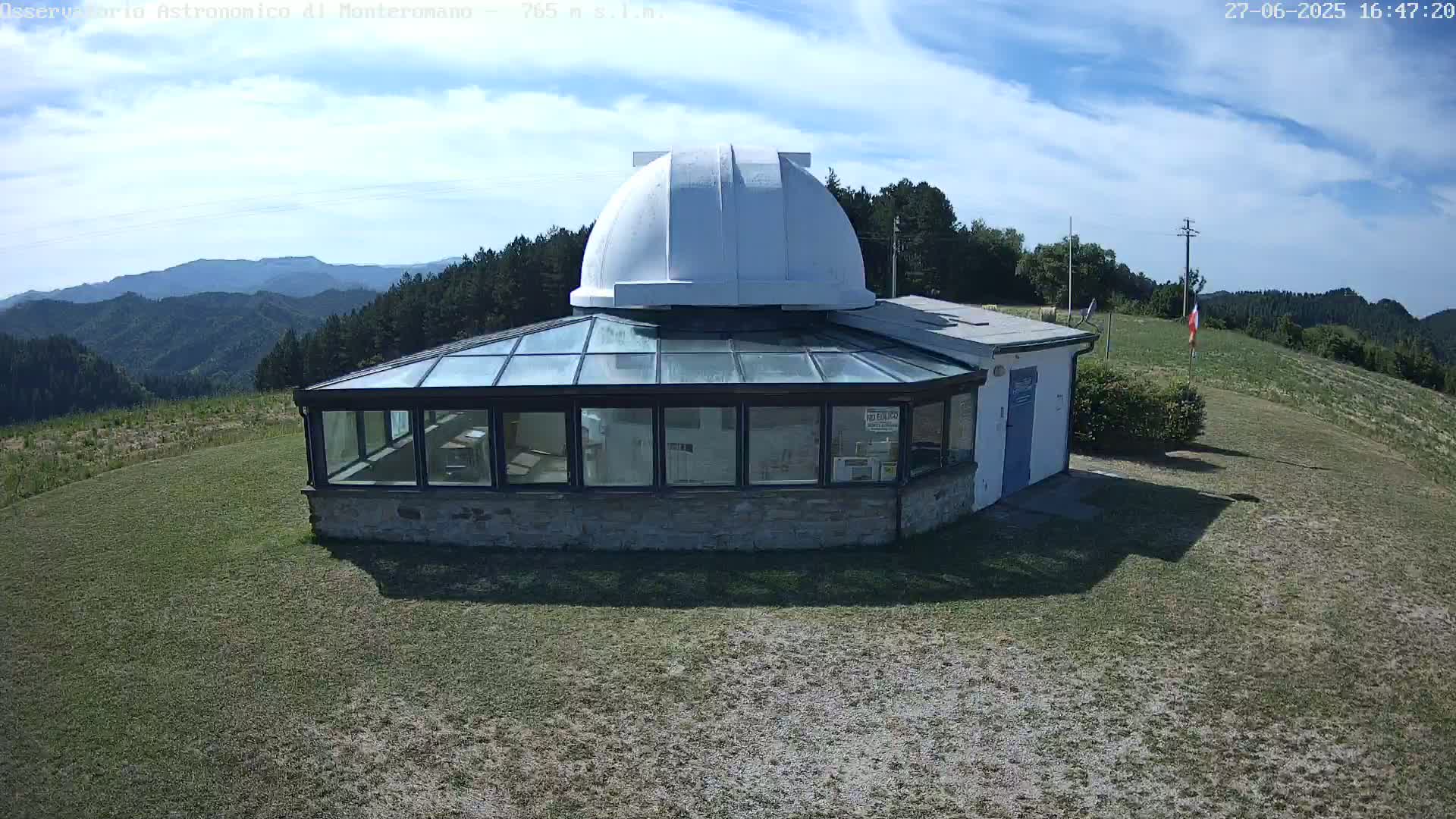 Brisighella, Mount Romano Astronomical Observatory Live Cam - Ravenna, Italy