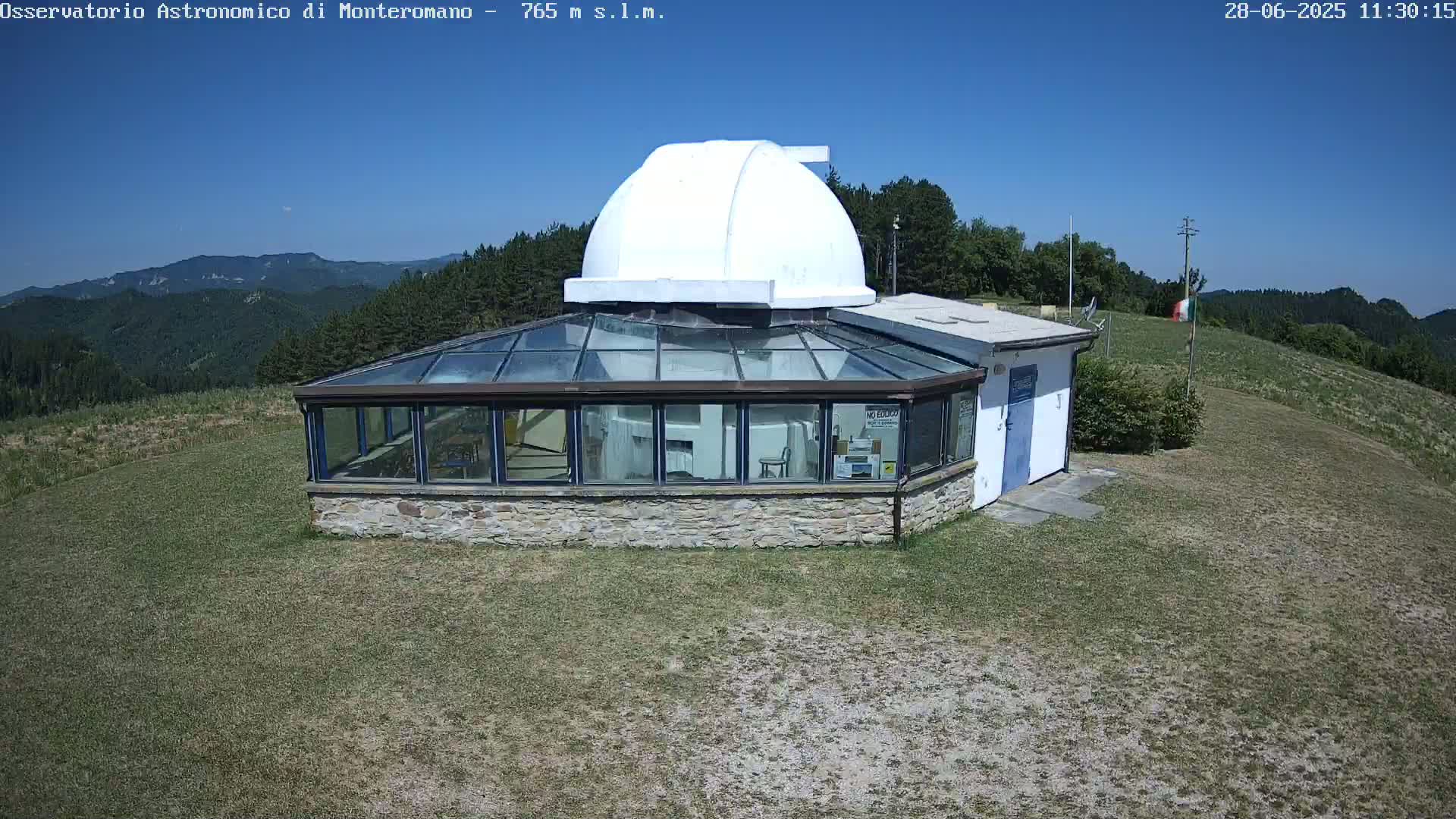 Brisighella, Mount Romano Astronomical Observatory Live Cam - Ravenna, Italy