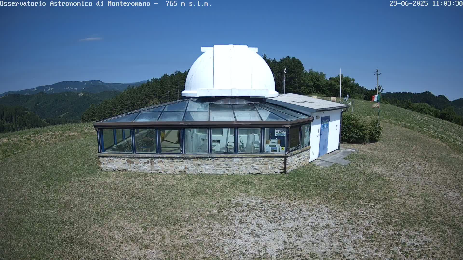 Brisighella, Mount Romano Astronomical Observatory Live Cam - Ravenna, Italy