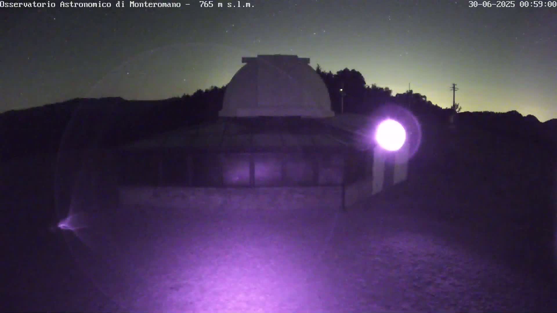 Brisighella, Mount Romano Astronomical Observatory Live Cam - Ravenna, Italy