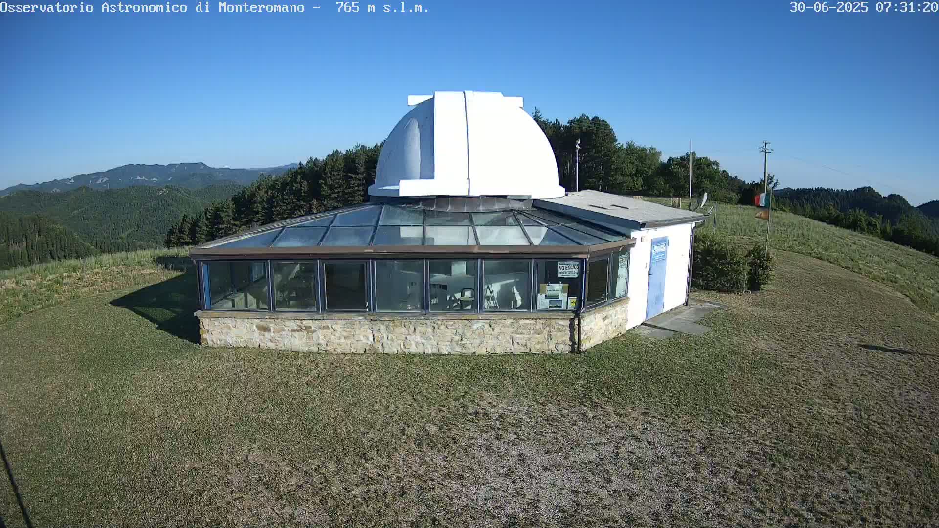 Brisighella, Mount Romano Astronomical Observatory Live Cam - Ravenna, Italy
