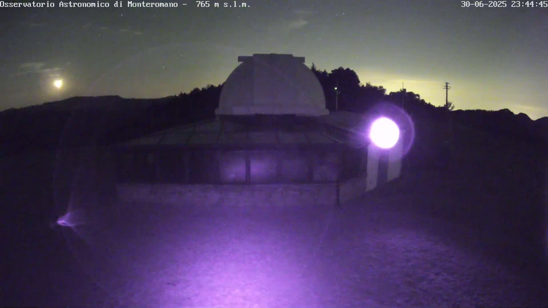 Brisighella, Mount Romano Astronomical Observatory Live Cam - Ravenna, Italy