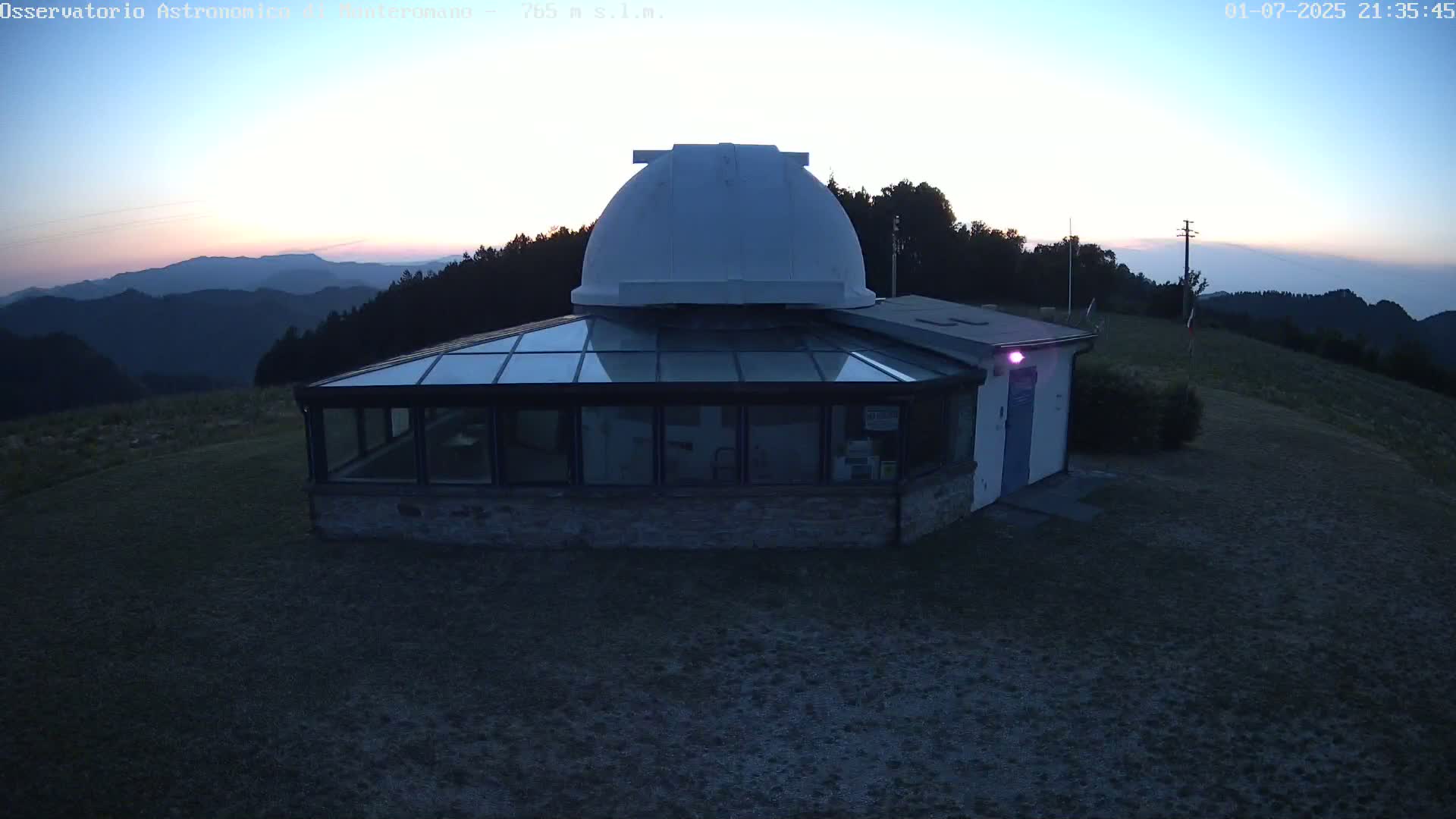Brisighella, Mount Romano Astronomical Observatory Live Cam - Ravenna, Italy