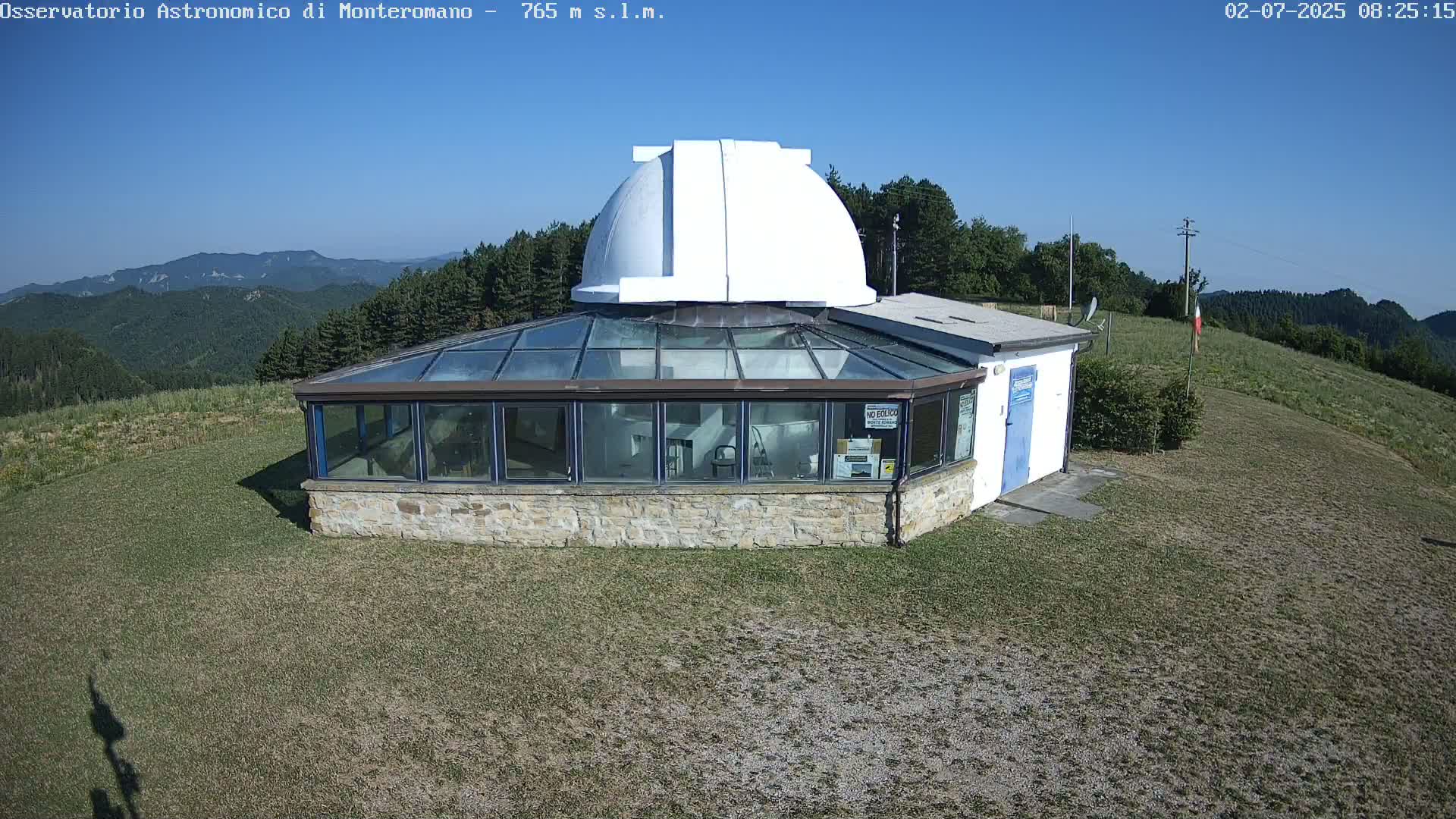 Brisighella, Mount Romano Astronomical Observatory Live Cam - Ravenna, Italy
