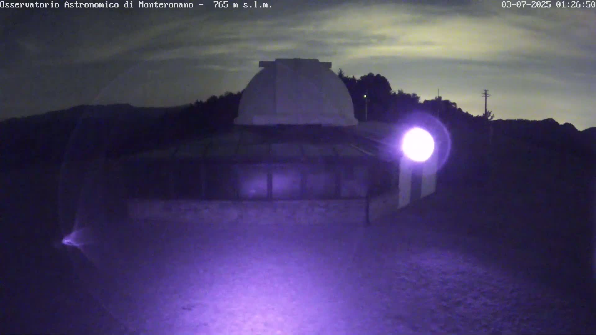 Brisighella, Mount Romano Astronomical Observatory Live Cam - Ravenna, Italy