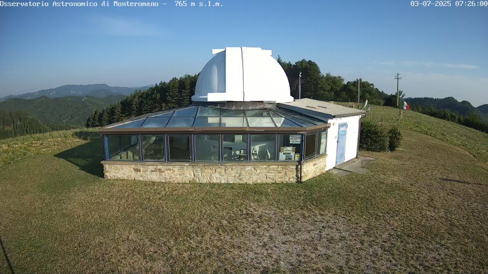 Brisighella, Mount Romano Astronomical Observatory Live Cam - Ravenna, Italy