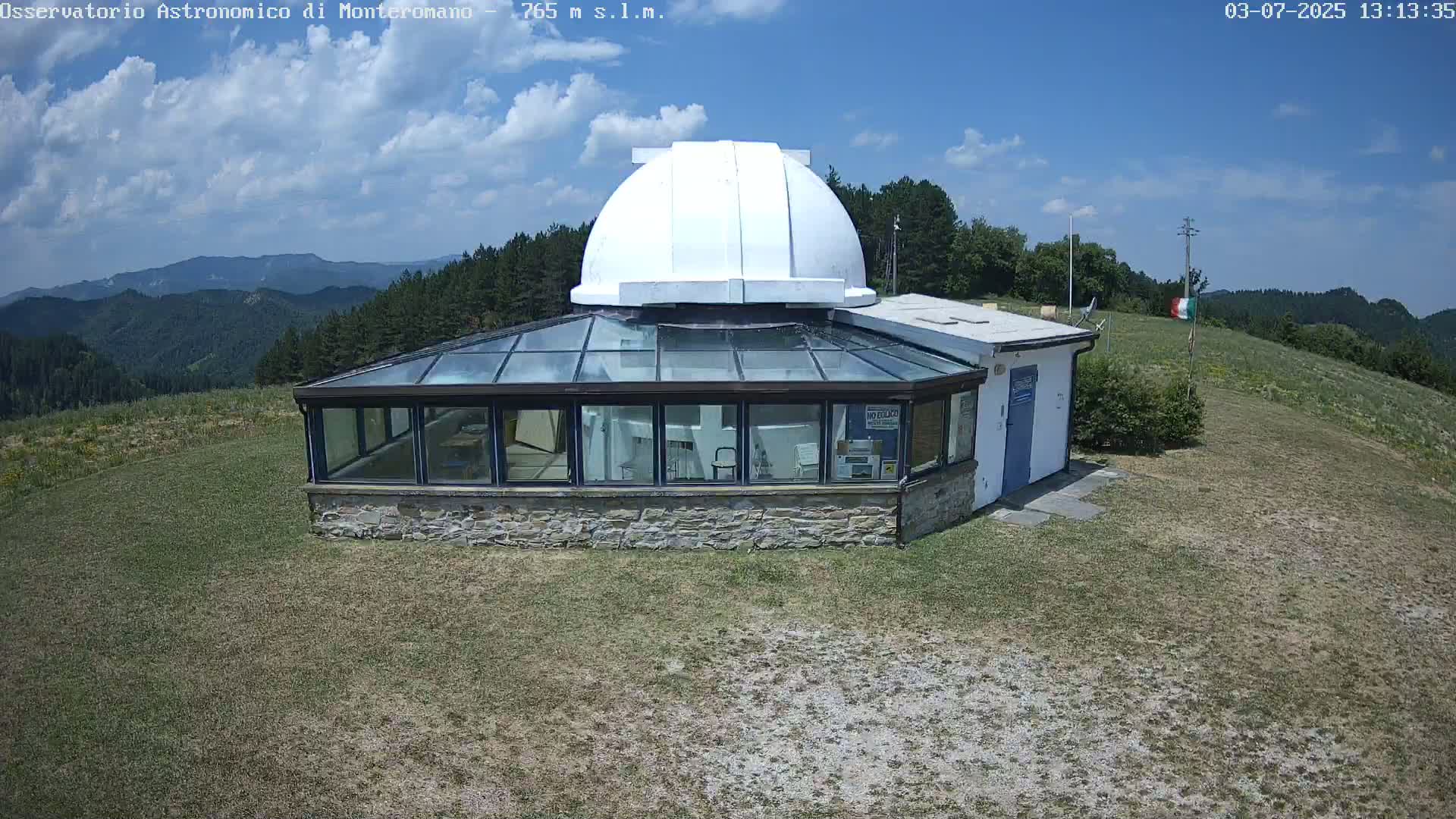 Brisighella, Mount Romano Astronomical Observatory Live Cam - Ravenna, Italy