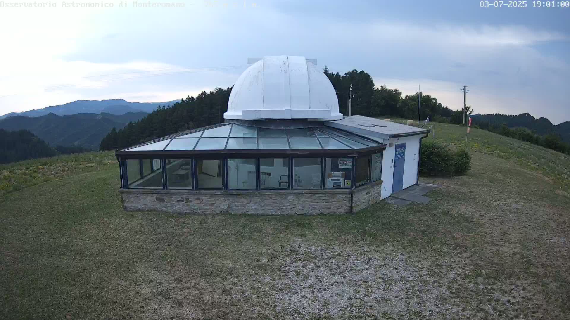 Brisighella, Mount Romano Astronomical Observatory Live Cam - Ravenna, Italy