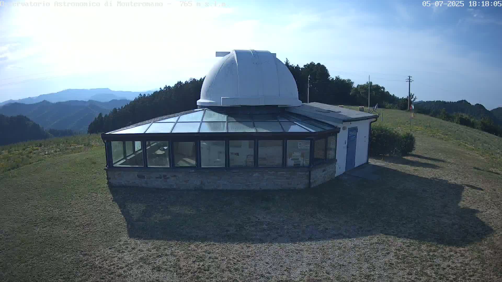 Brisighella, Mount Romano Astronomical Observatory Live Cam - Ravenna, Italy