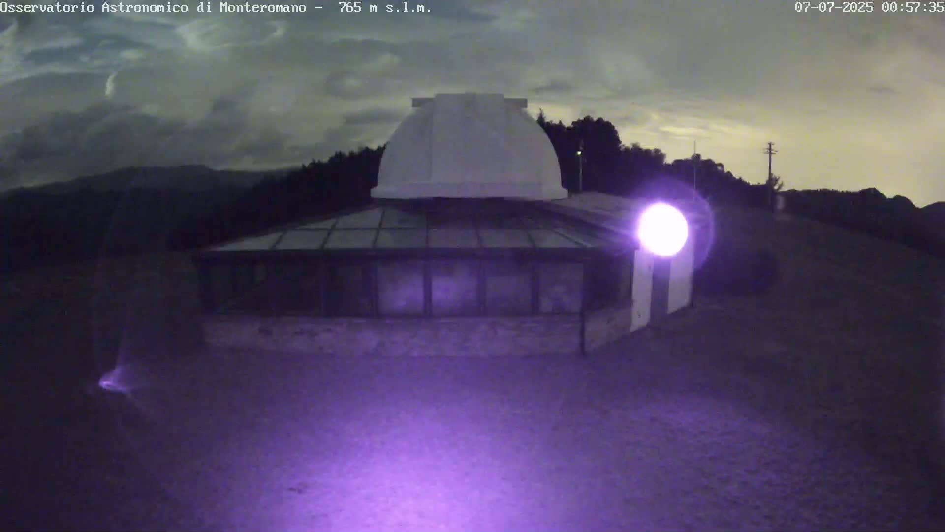 Brisighella, Mount Romano Astronomical Observatory Live Cam - Ravenna, Italy