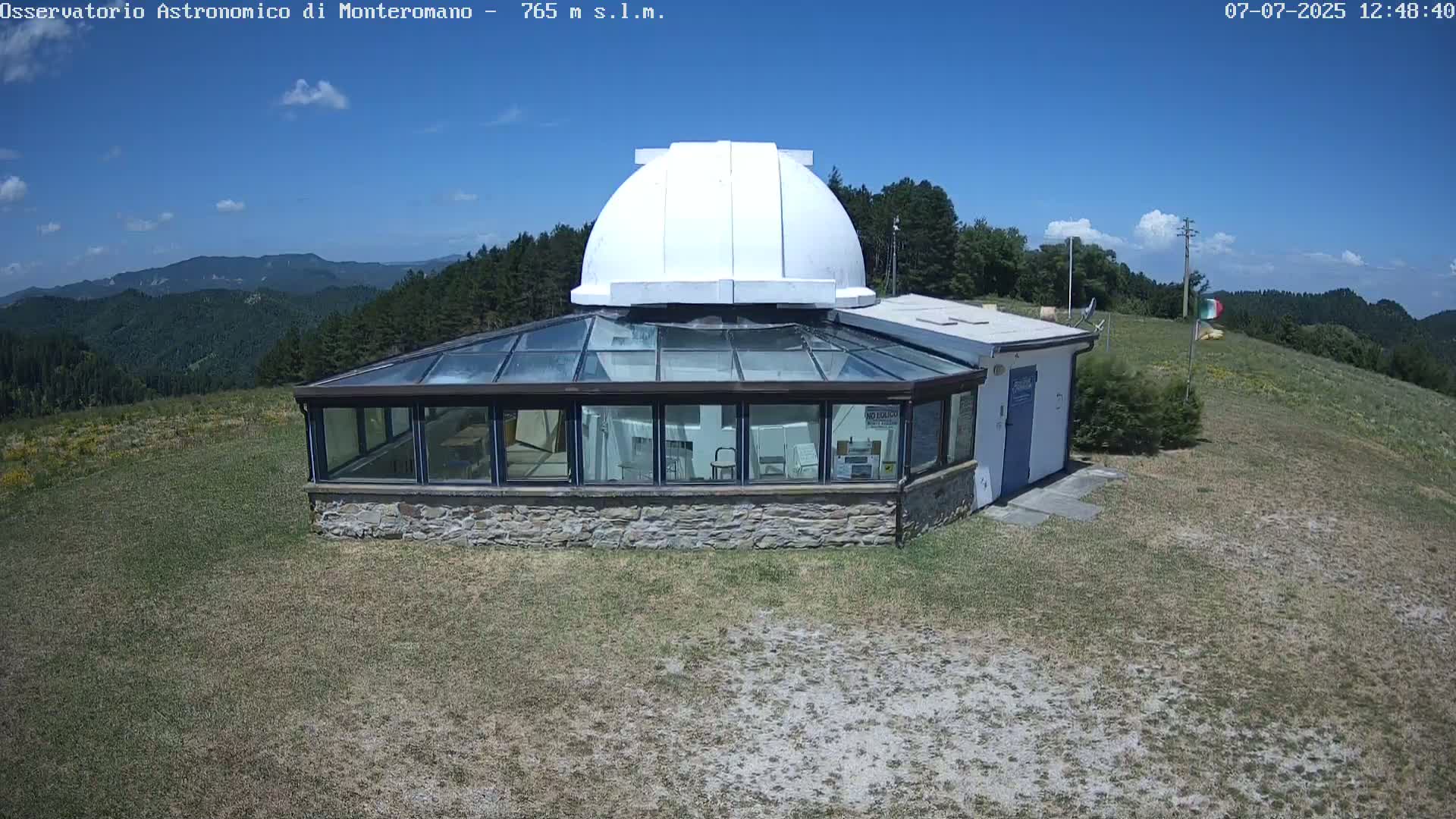 Brisighella, Mount Romano Astronomical Observatory Live Cam - Ravenna, Italy