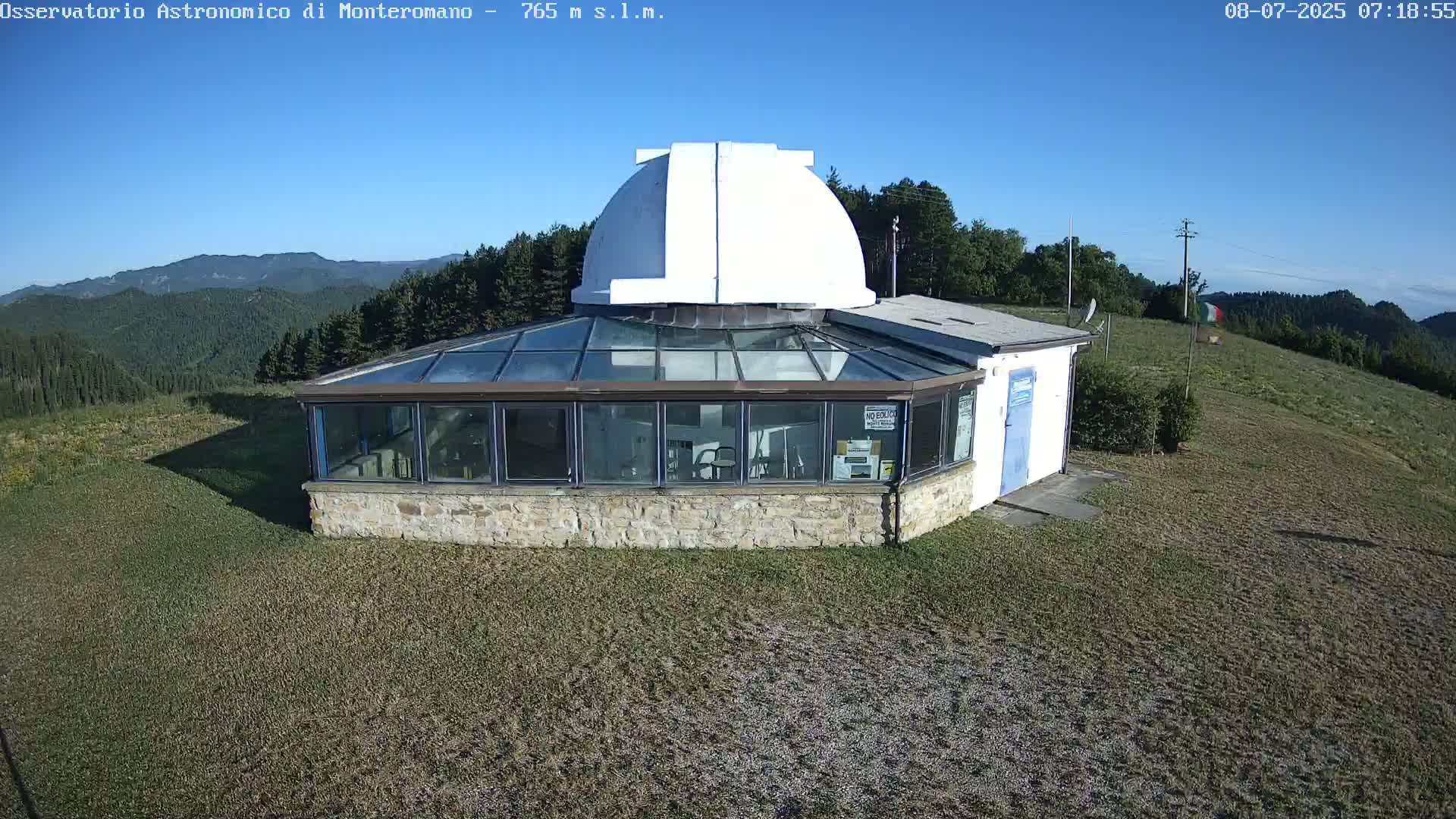 Brisighella, Mount Romano Astronomical Observatory Live Cam - Ravenna, Italy