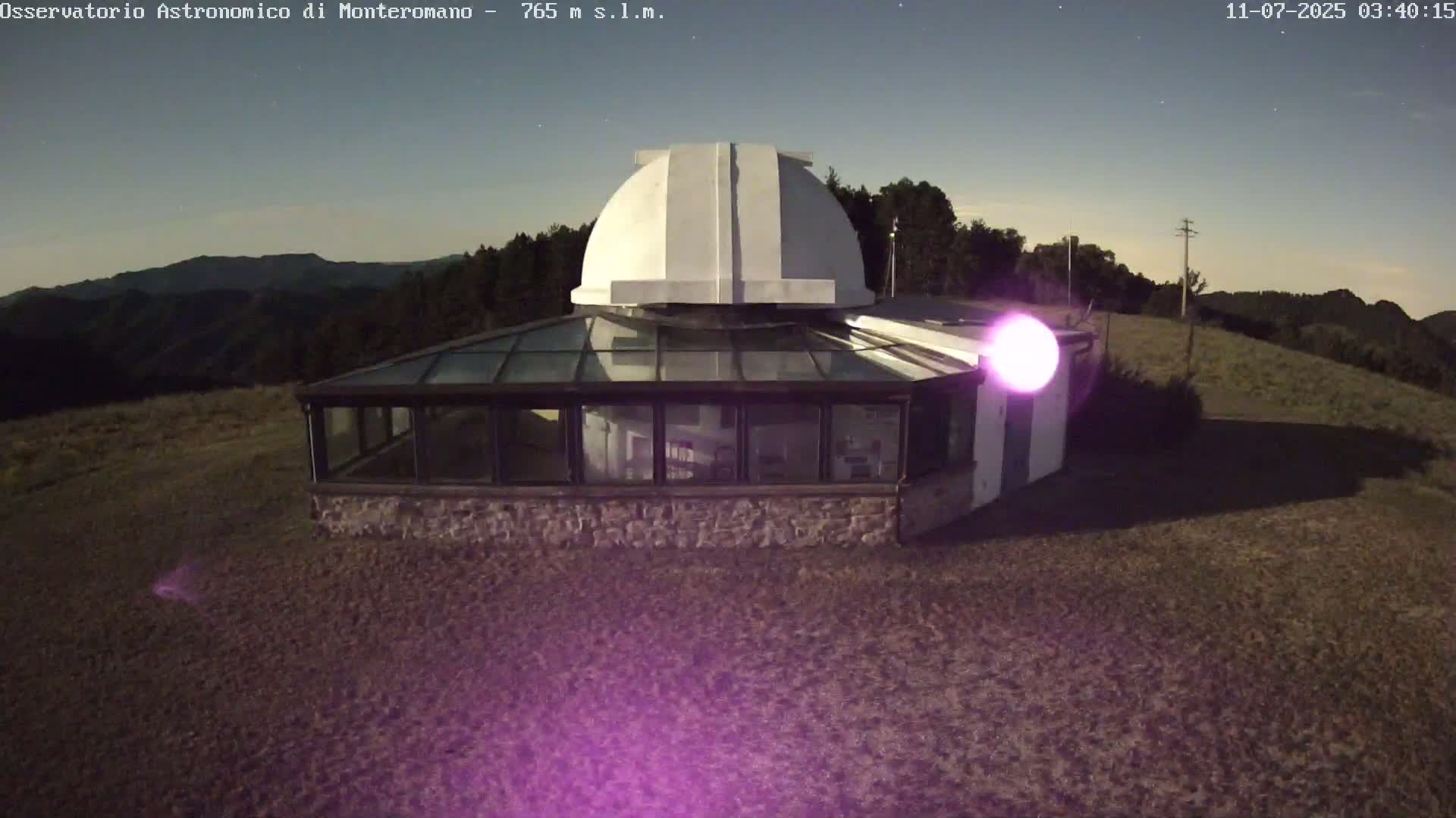 Brisighella, Mount Romano Astronomical Observatory Live Cam - Ravenna, Italy