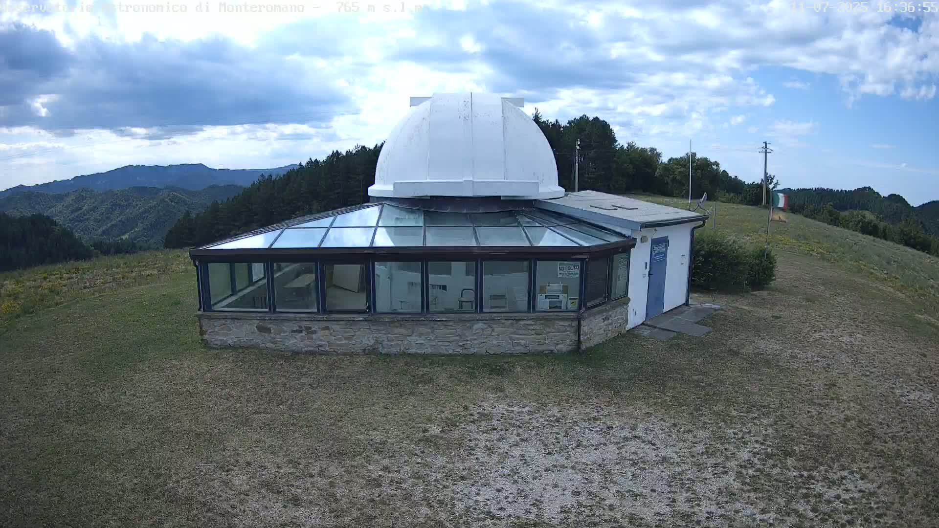 Brisighella, Mount Romano Astronomical Observatory Live Cam - Ravenna, Italy