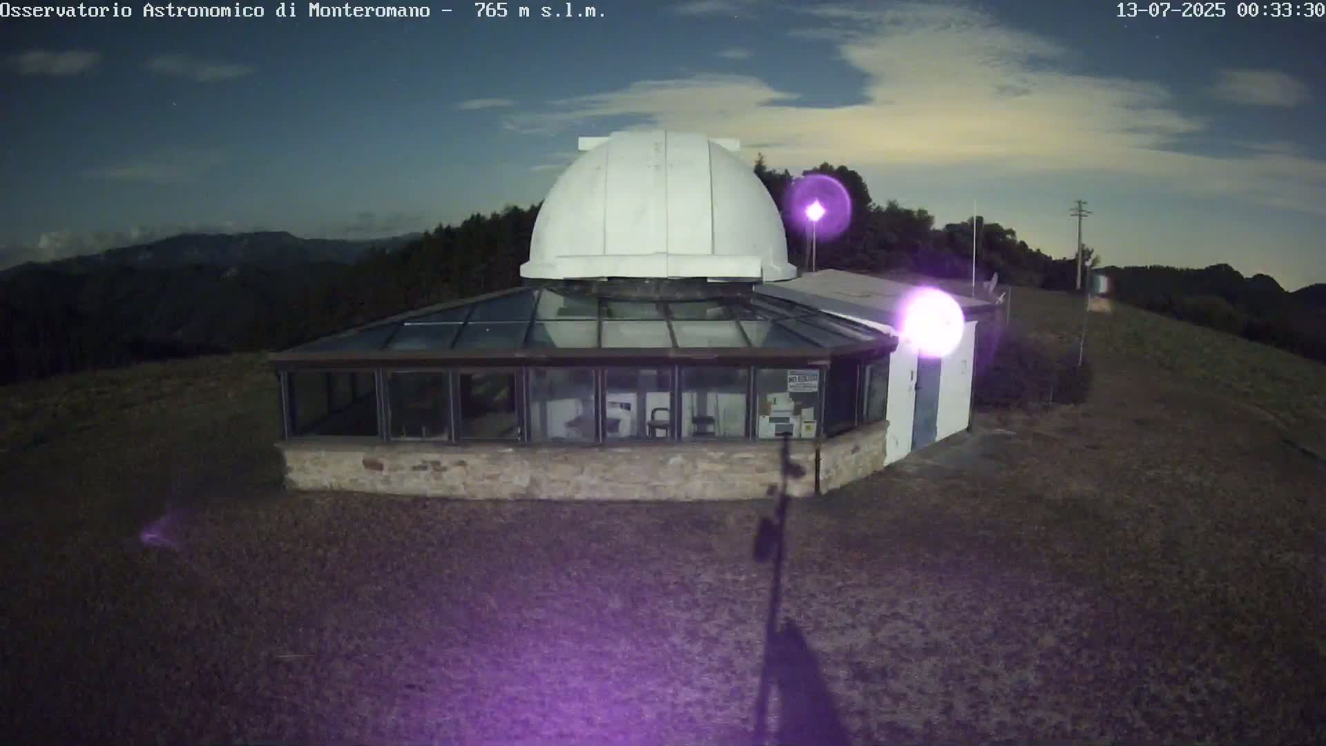 Brisighella, Mount Romano Astronomical Observatory Live Cam - Ravenna, Italy