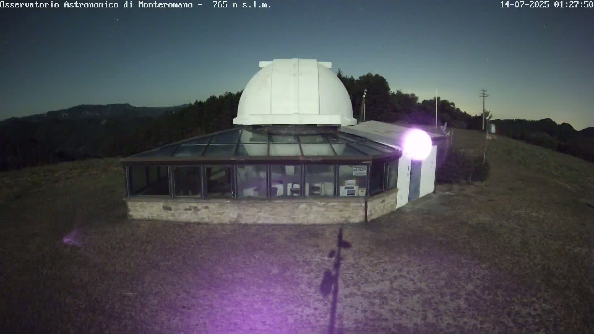 Brisighella, Mount Romano Astronomical Observatory Live Cam - Ravenna, Italy