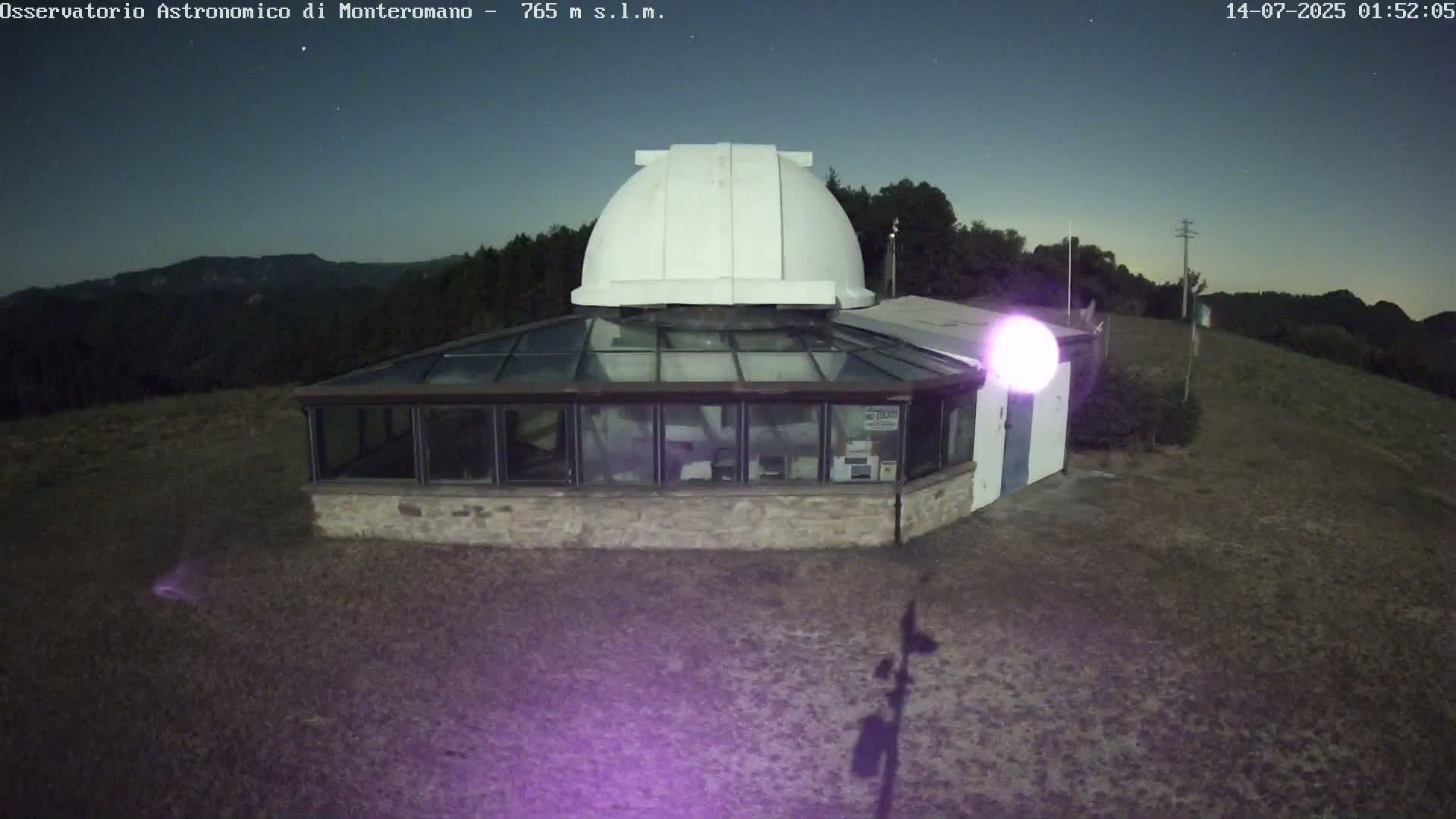 Brisighella, Mount Romano Astronomical Observatory Live Cam - Ravenna, Italy