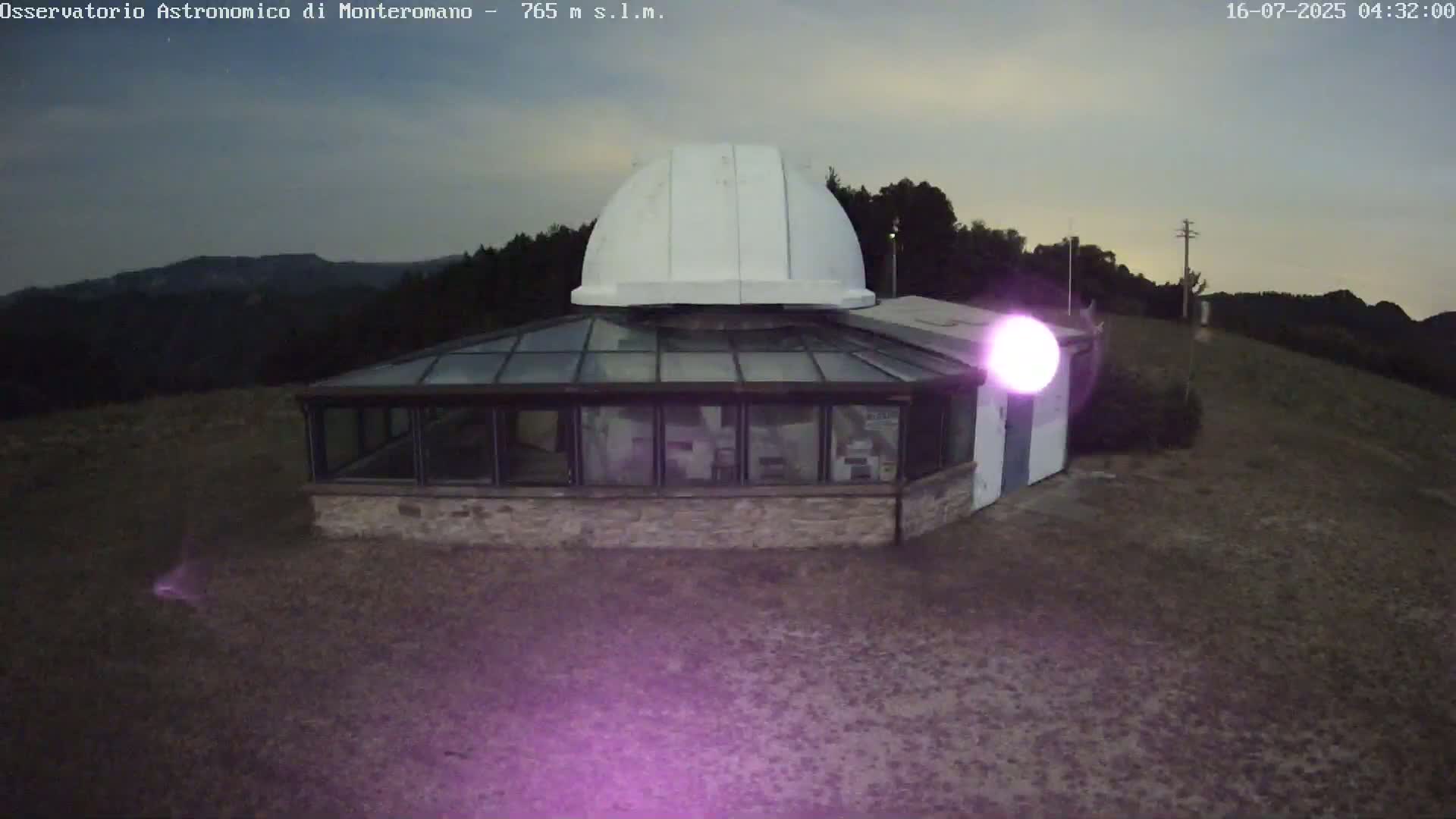 Brisighella, Mount Romano Astronomical Observatory Live Cam - Ravenna, Italy