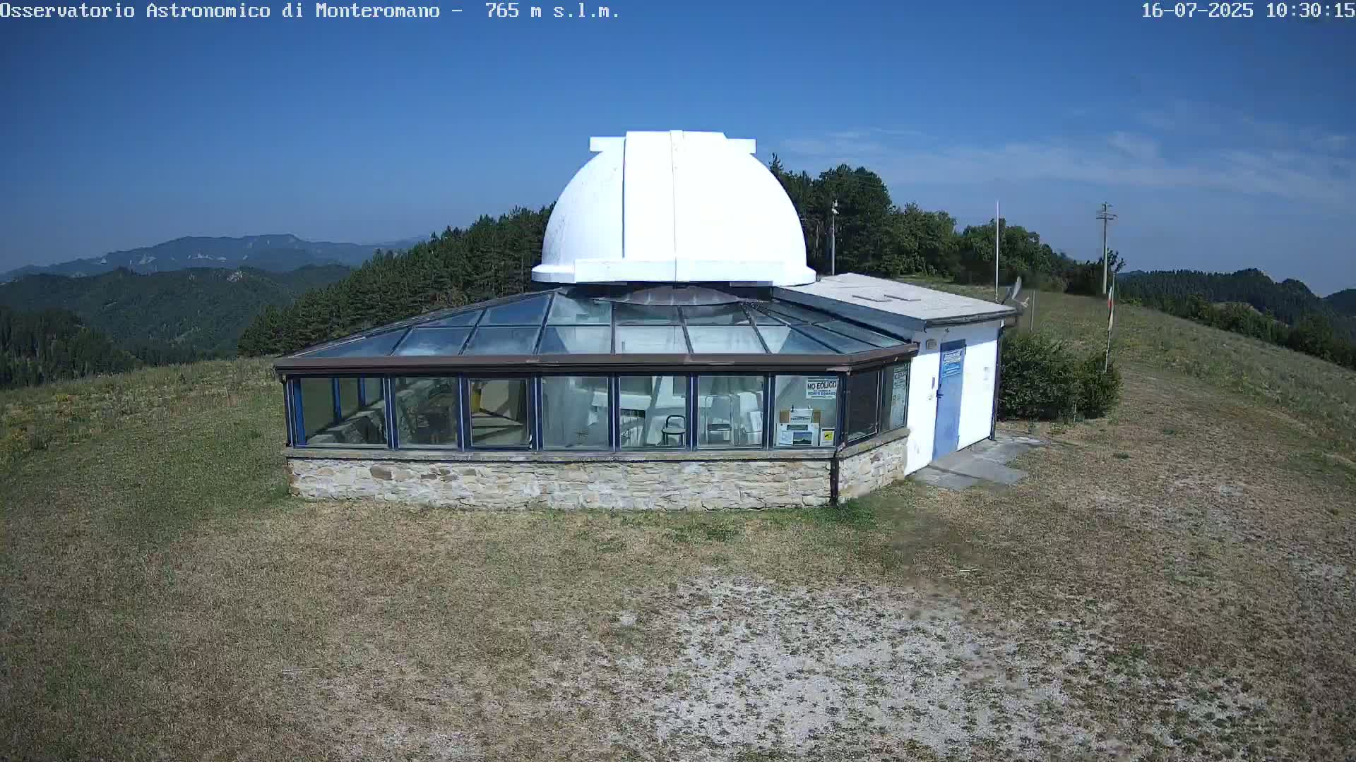 Brisighella, Mount Romano Astronomical Observatory Live Cam - Ravenna, Italy