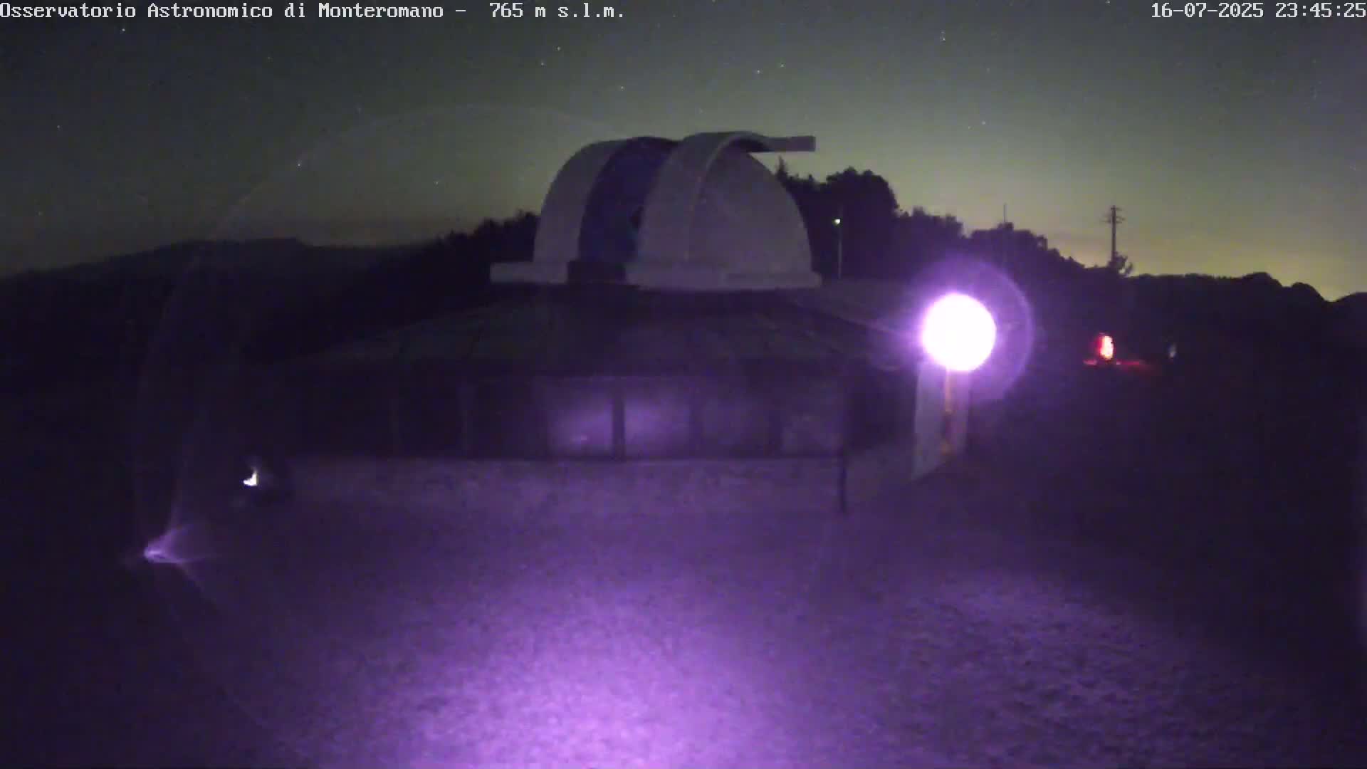 Brisighella, Mount Romano Astronomical Observatory Live Cam - Ravenna, Italy