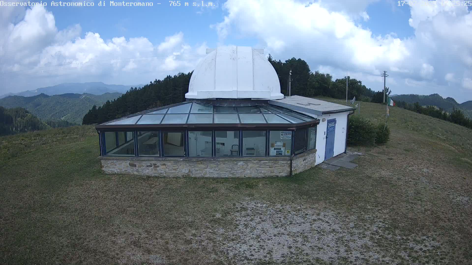 Brisighella, Mount Romano Astronomical Observatory Live Cam - Ravenna, Italy