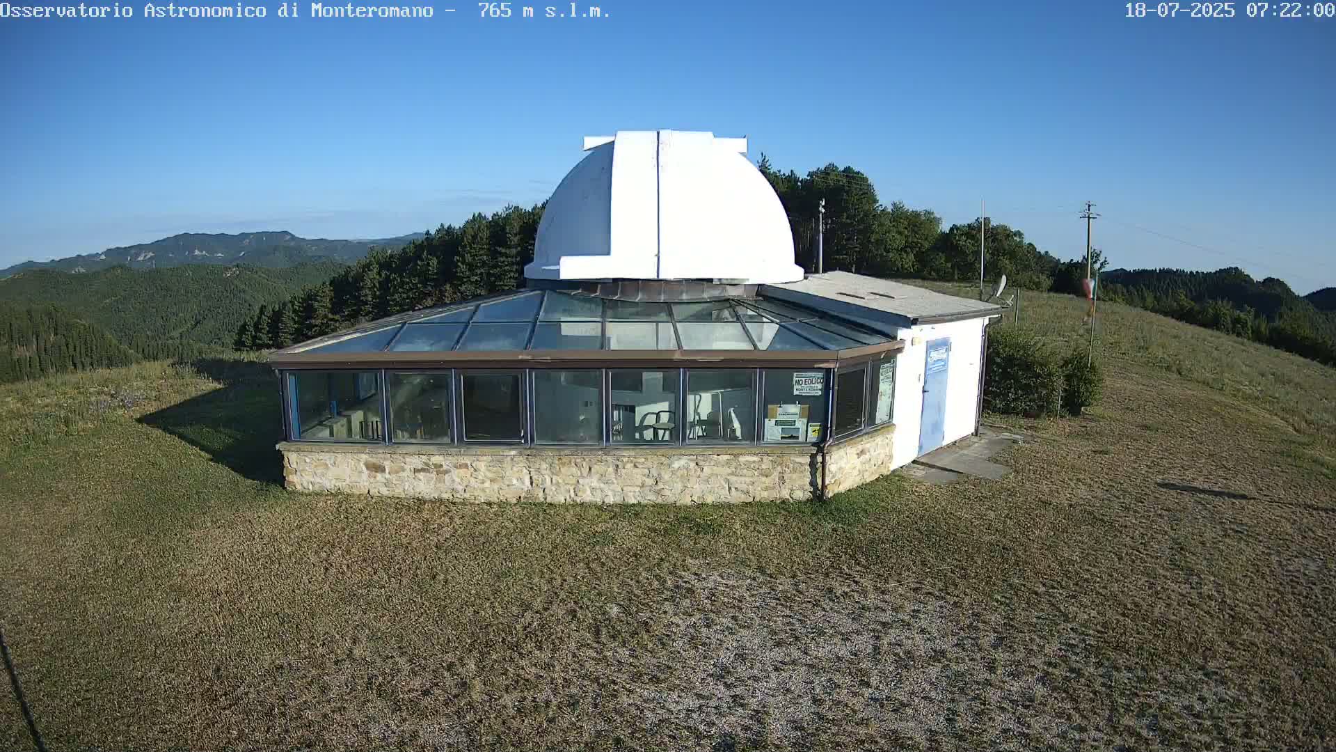 Brisighella, Mount Romano Astronomical Observatory Live Cam - Ravenna, Italy