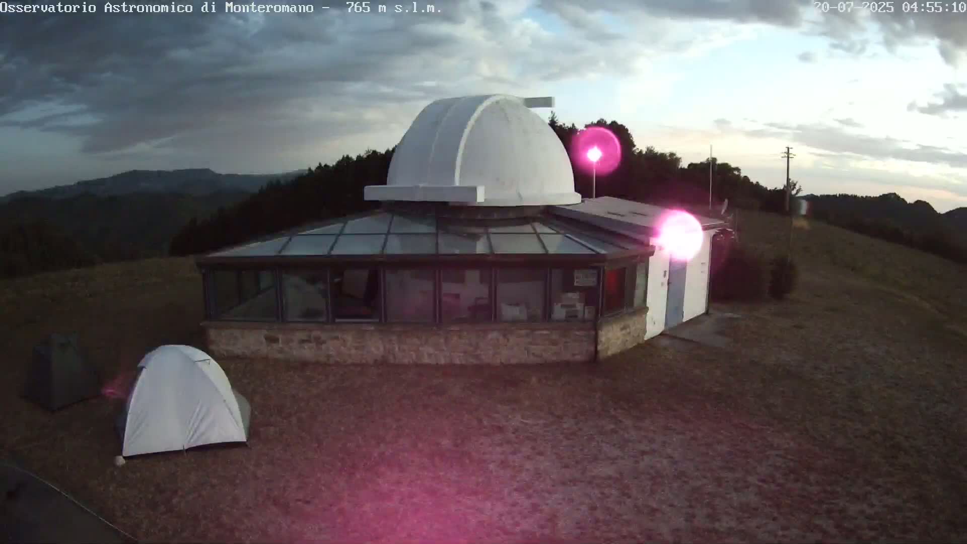 Brisighella, Mount Romano Astronomical Observatory Live Cam - Ravenna, Italy