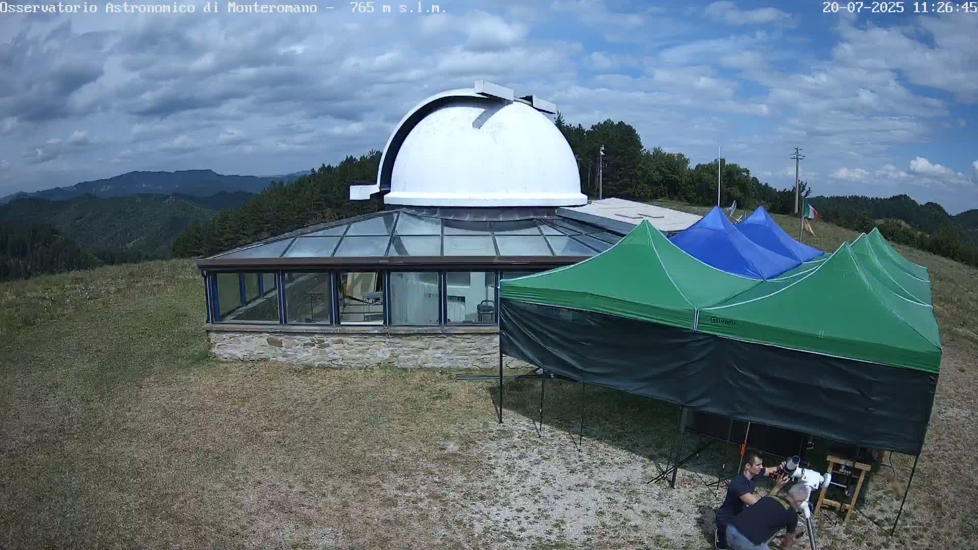 Brisighella, Mount Romano Astronomical Observatory Live Cam - Ravenna, Italy