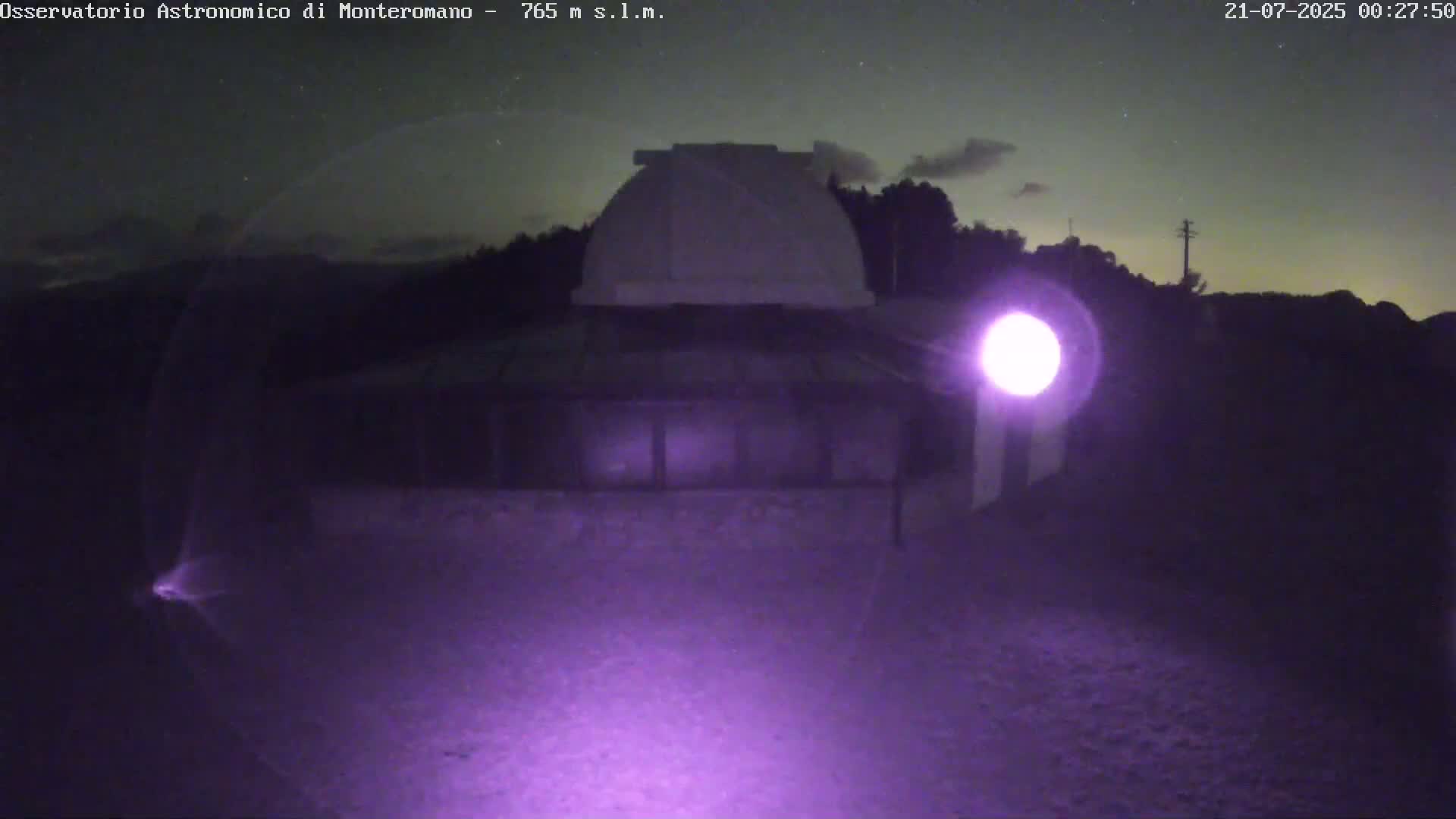 Brisighella, Mount Romano Astronomical Observatory Live Cam - Ravenna, Italy