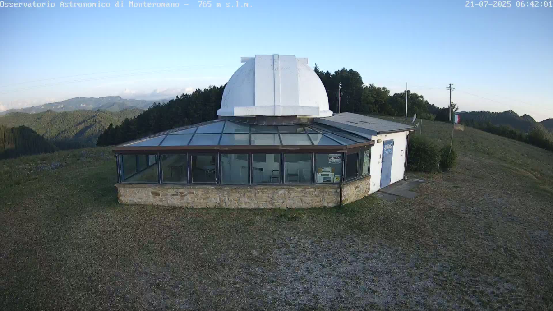 Brisighella, Mount Romano Astronomical Observatory Live Cam - Ravenna, Italy