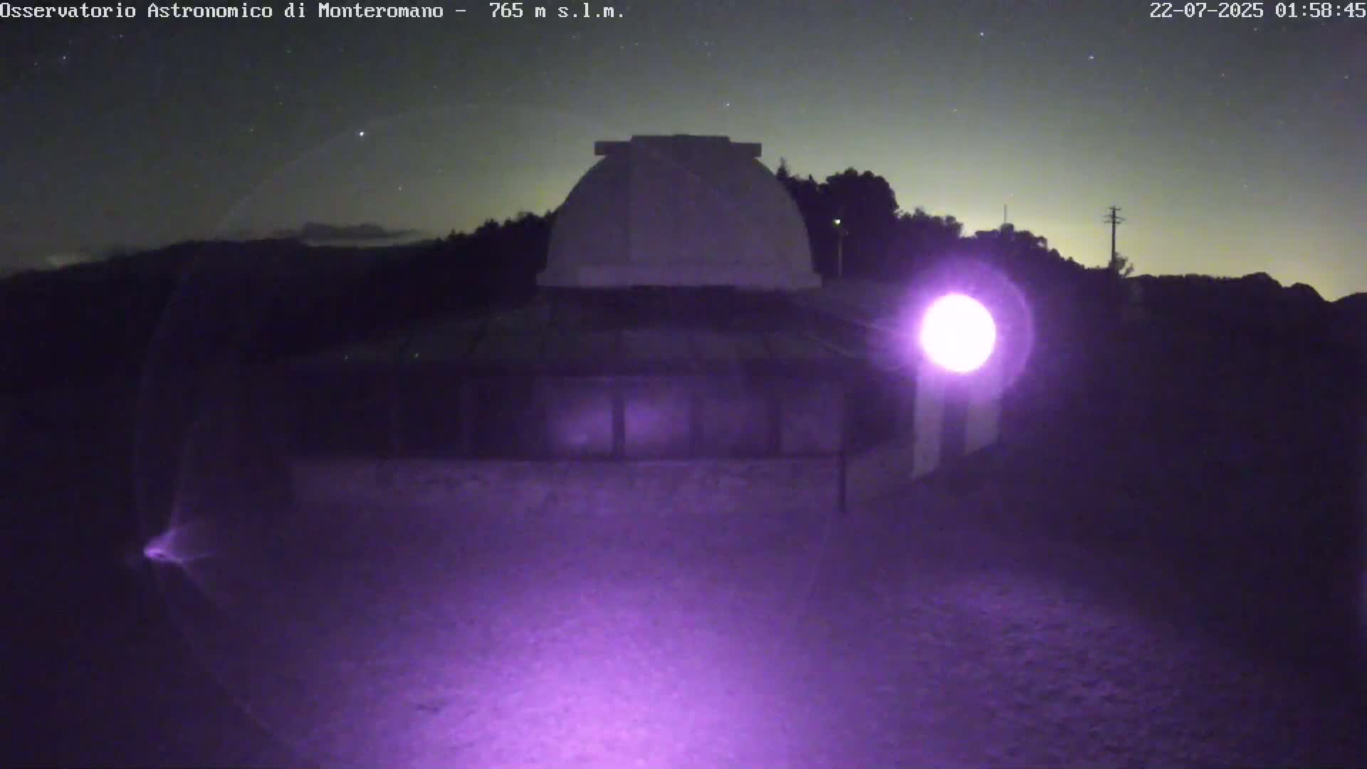 Brisighella, Mount Romano Astronomical Observatory Live Cam - Ravenna, Italy