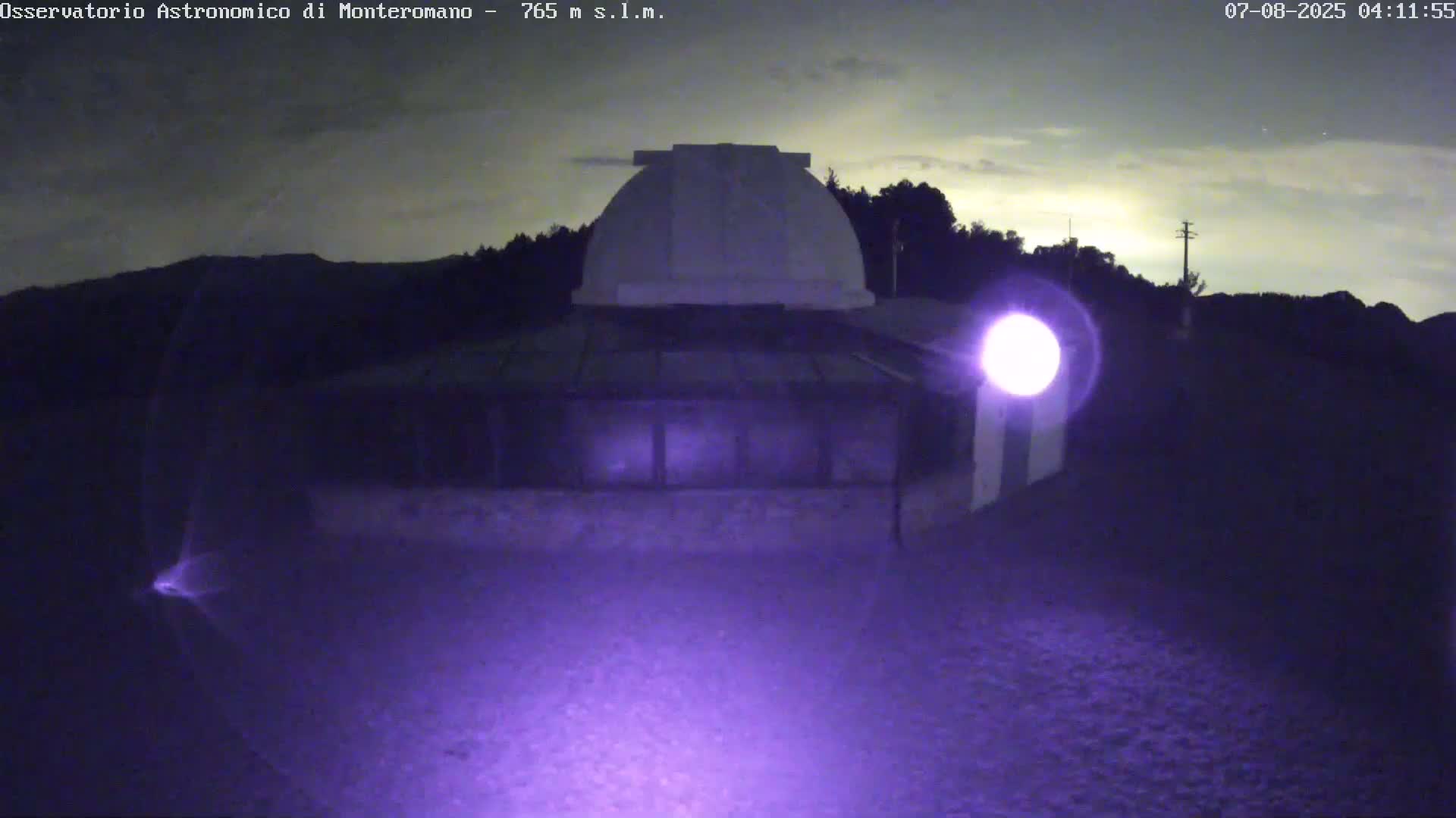 Brisighella, Mount Romano Astronomical Observatory Live Cam - Ravenna, Italy