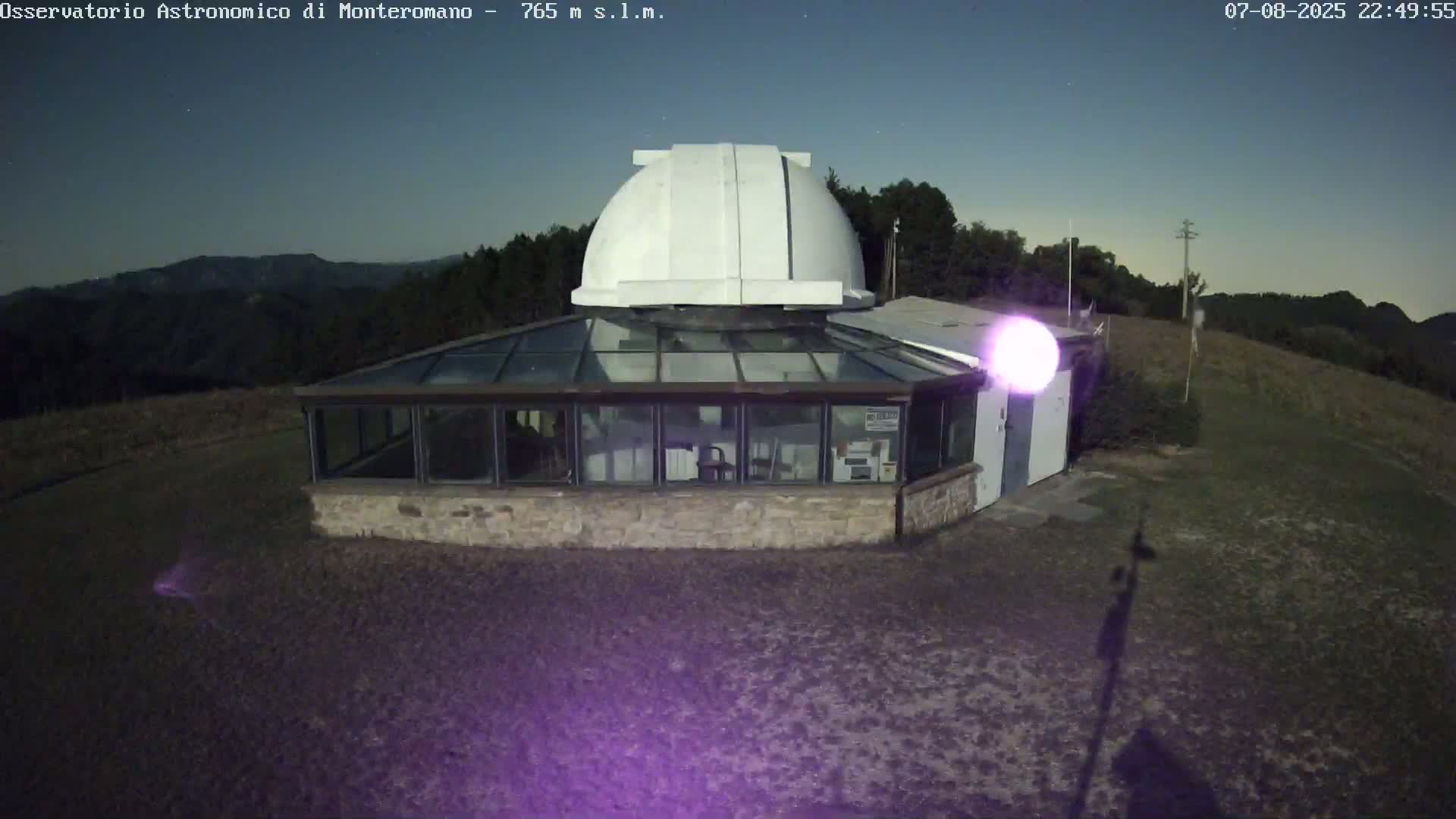 Brisighella, Mount Romano Astronomical Observatory Live Cam - Ravenna, Italy