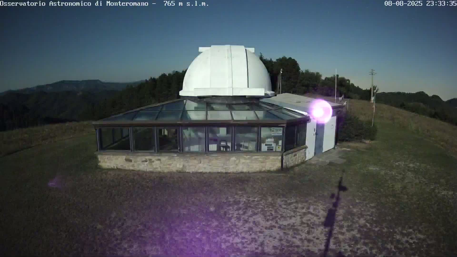 Brisighella, Mount Romano Astronomical Observatory Live Cam - Ravenna, Italy