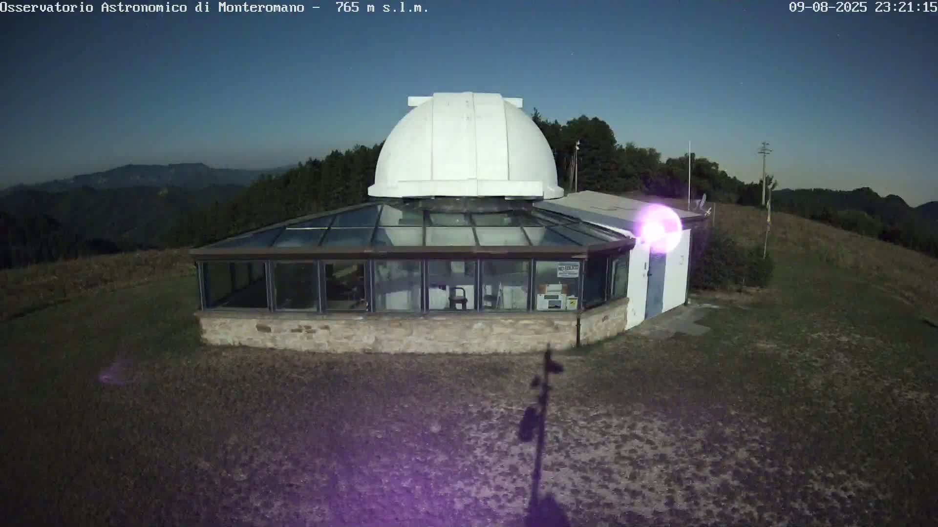 Brisighella, Mount Romano Astronomical Observatory Live Cam - Ravenna, Italy