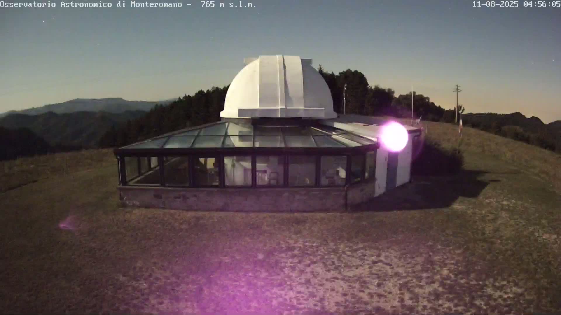 Brisighella, Mount Romano Astronomical Observatory Live Cam - Ravenna, Italy