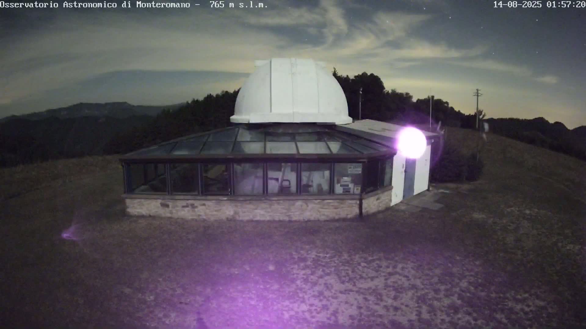 Brisighella, Mount Romano Astronomical Observatory Live Cam - Ravenna, Italy